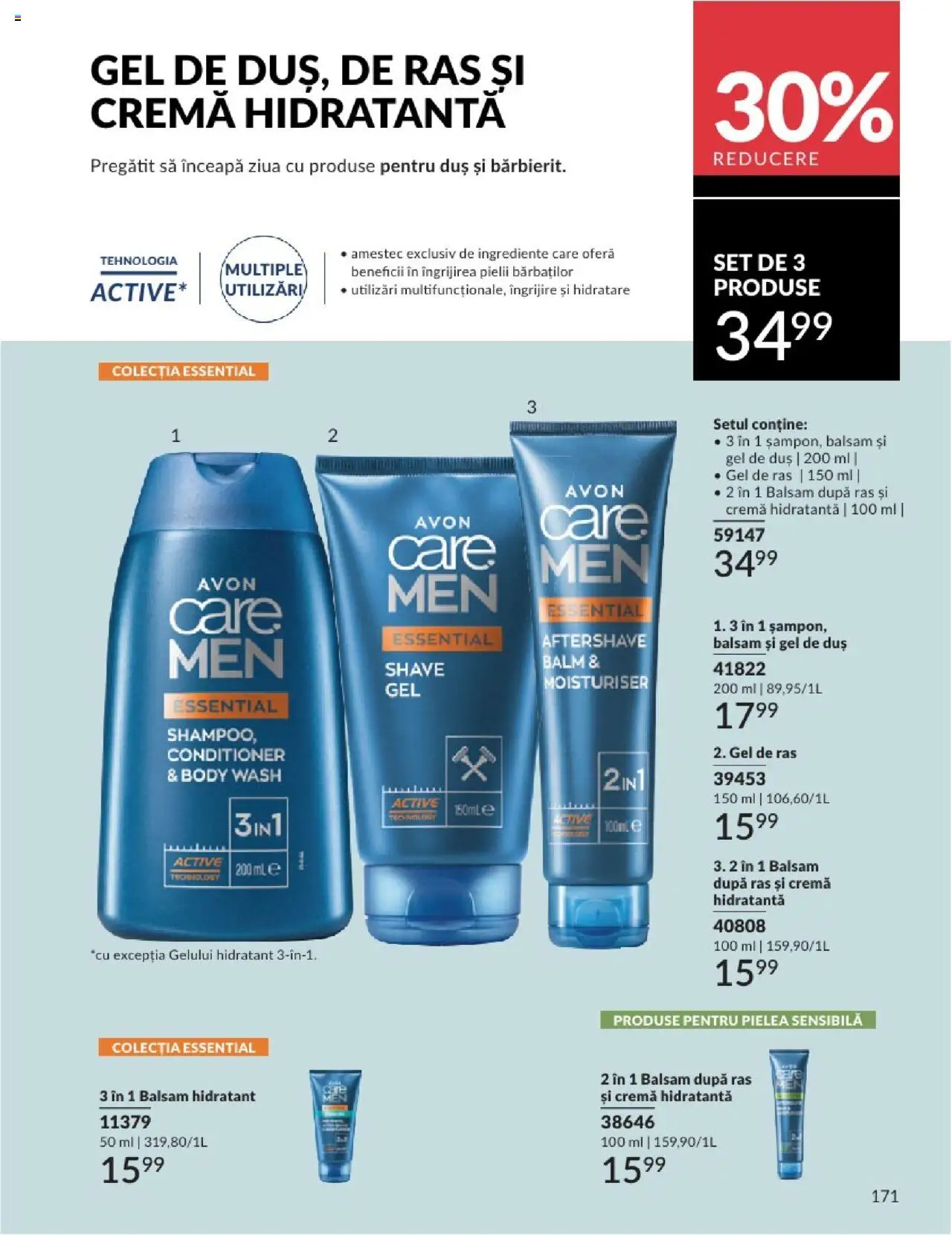 Catalog Avon 1 - 31 Mai 2025 | Pagina 171 | Produse: Gel de ras, Body, Duș, Cremă