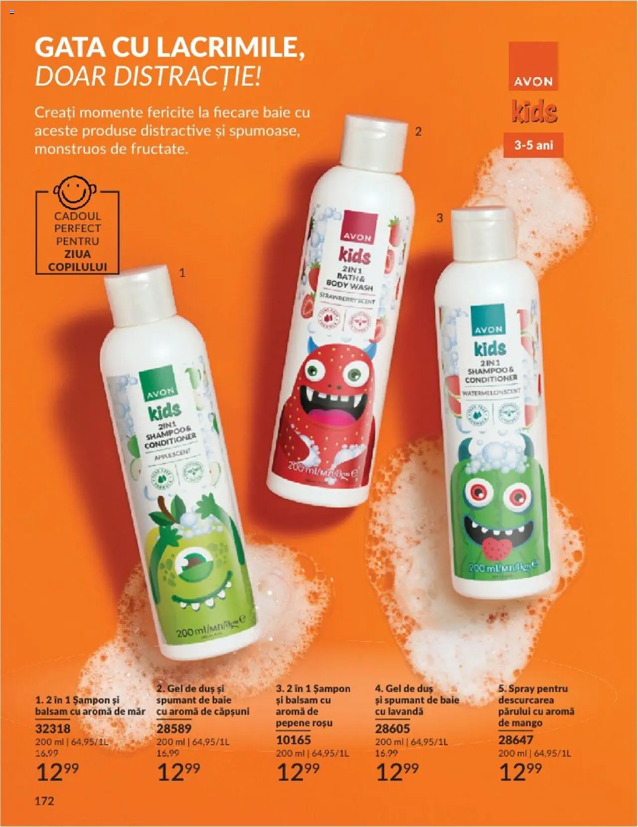 Catalog Avon 1 - 31 Mai 2025 | Pagina 172 | Produse: Șampon, Gel de duș, Spumant de baie, Mango