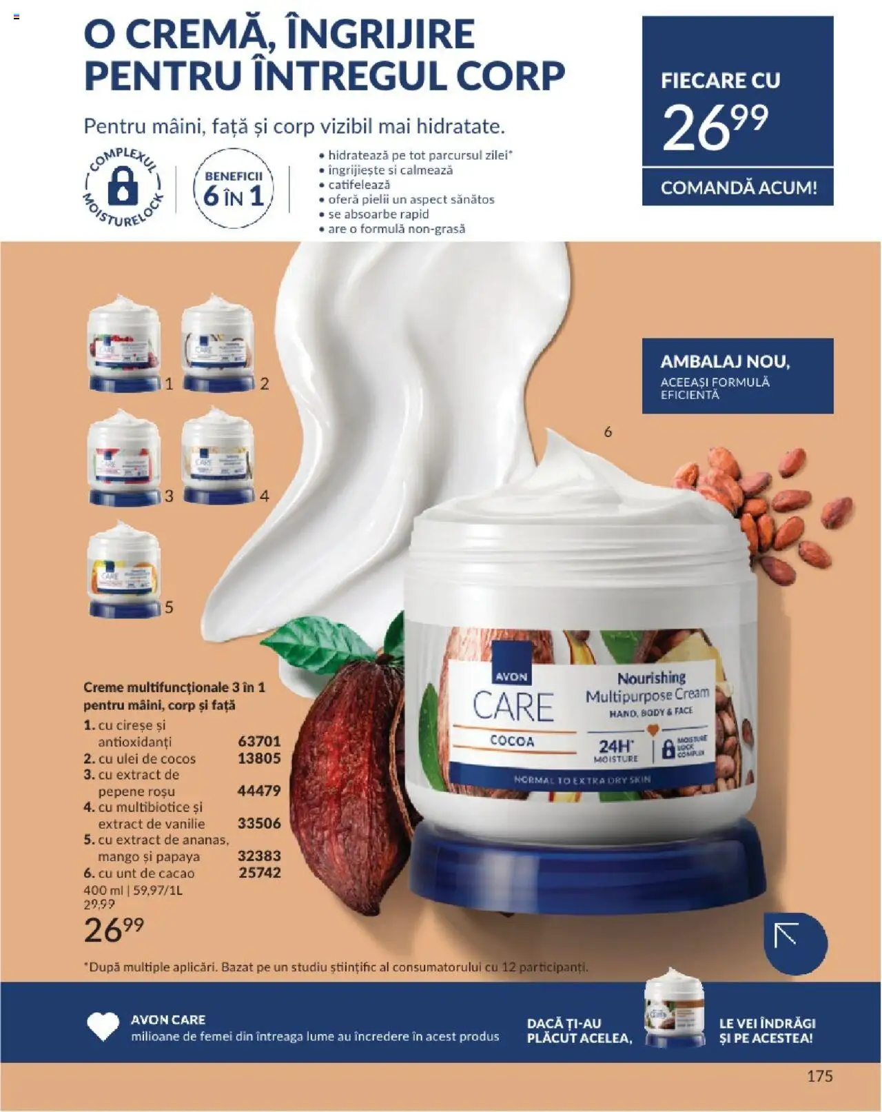 Catalog Avon 1 - 31 Mai 2025 | Pagina 175 | Produse: Unt, Cacao, Boncuklu Oyuncakları, Mango
