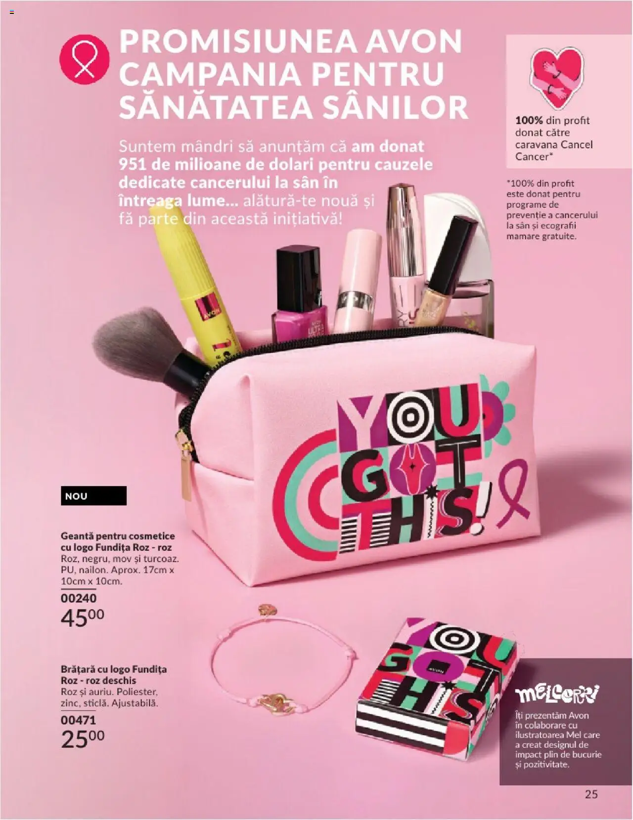 Catalog Avon 1 - 31 Mai 2025 | Pagina 25 | Produse: Geantă pentru cosmetice, Geantă, Brățară, Peluş Köpek Yatağı