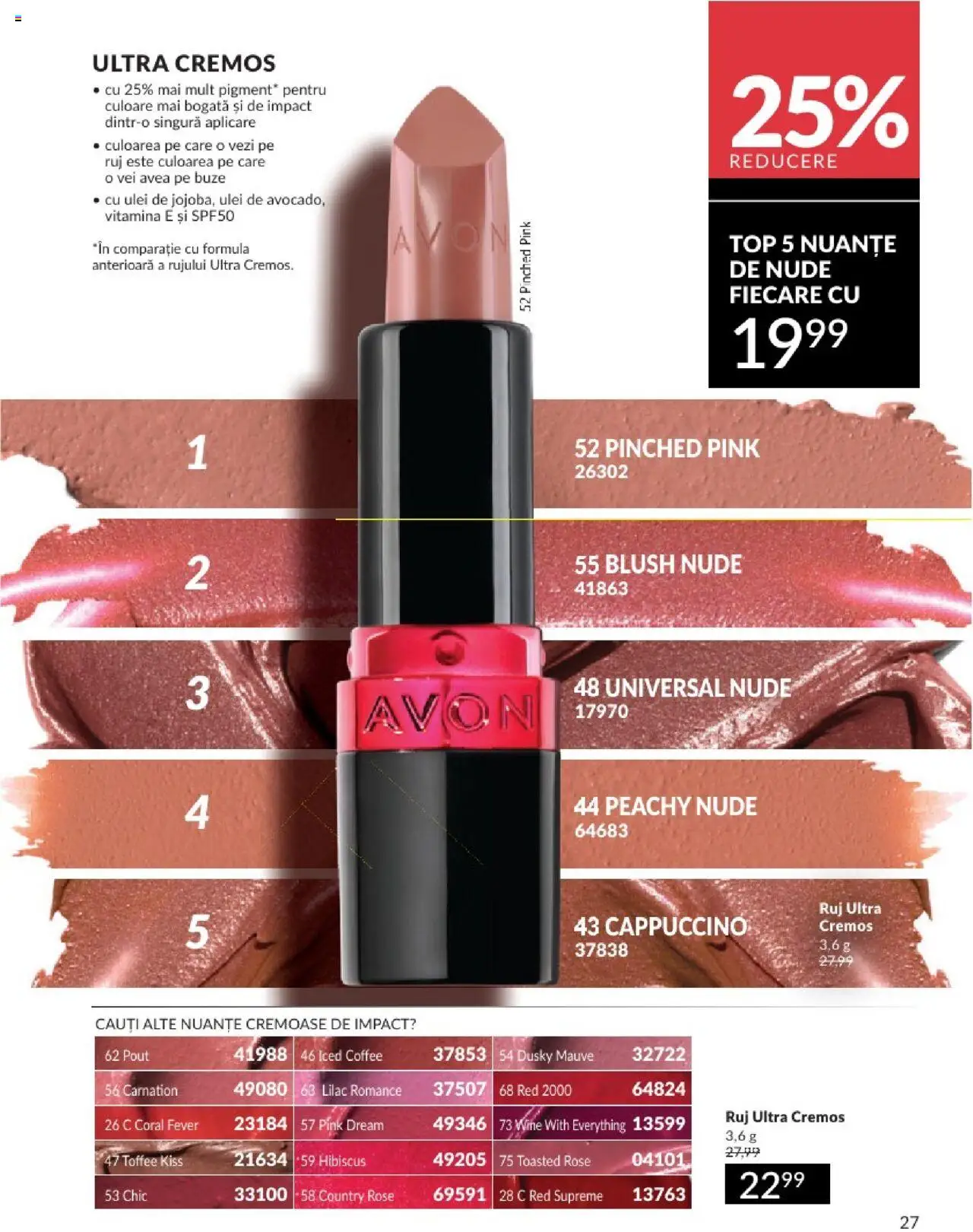 Catalog Avon 1 - 31 Mai 2025 | Pagina 27 | Produse: Top, Blush, Ruj, Ulei