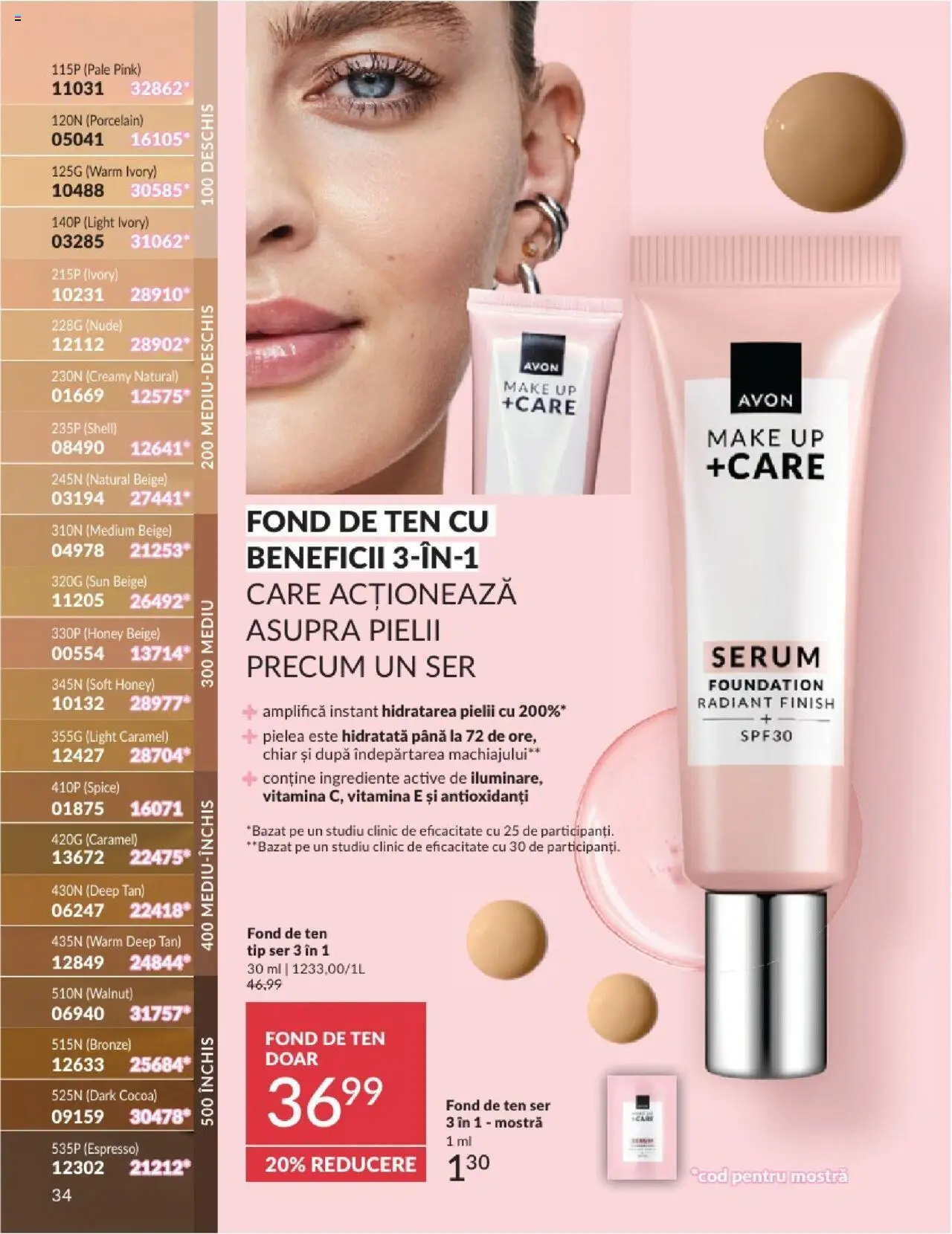 Catalog Avon 1 - 31 Mai 2025 | Pagina 34 | Produse: Fond de ten, Serum