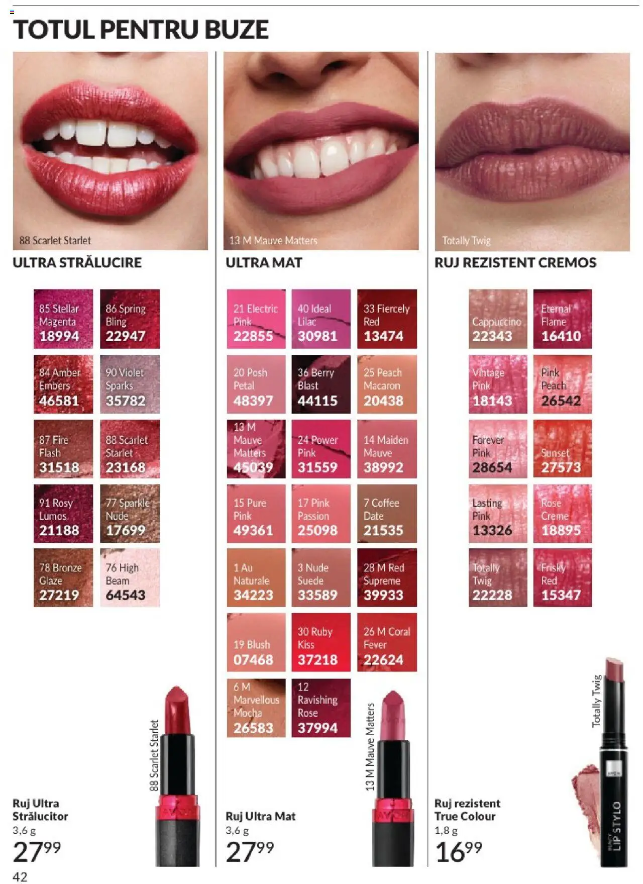 Catalog Avon 1 - 31 Mai 2025 | Pagina 42 | Produse: Blush, Ruj