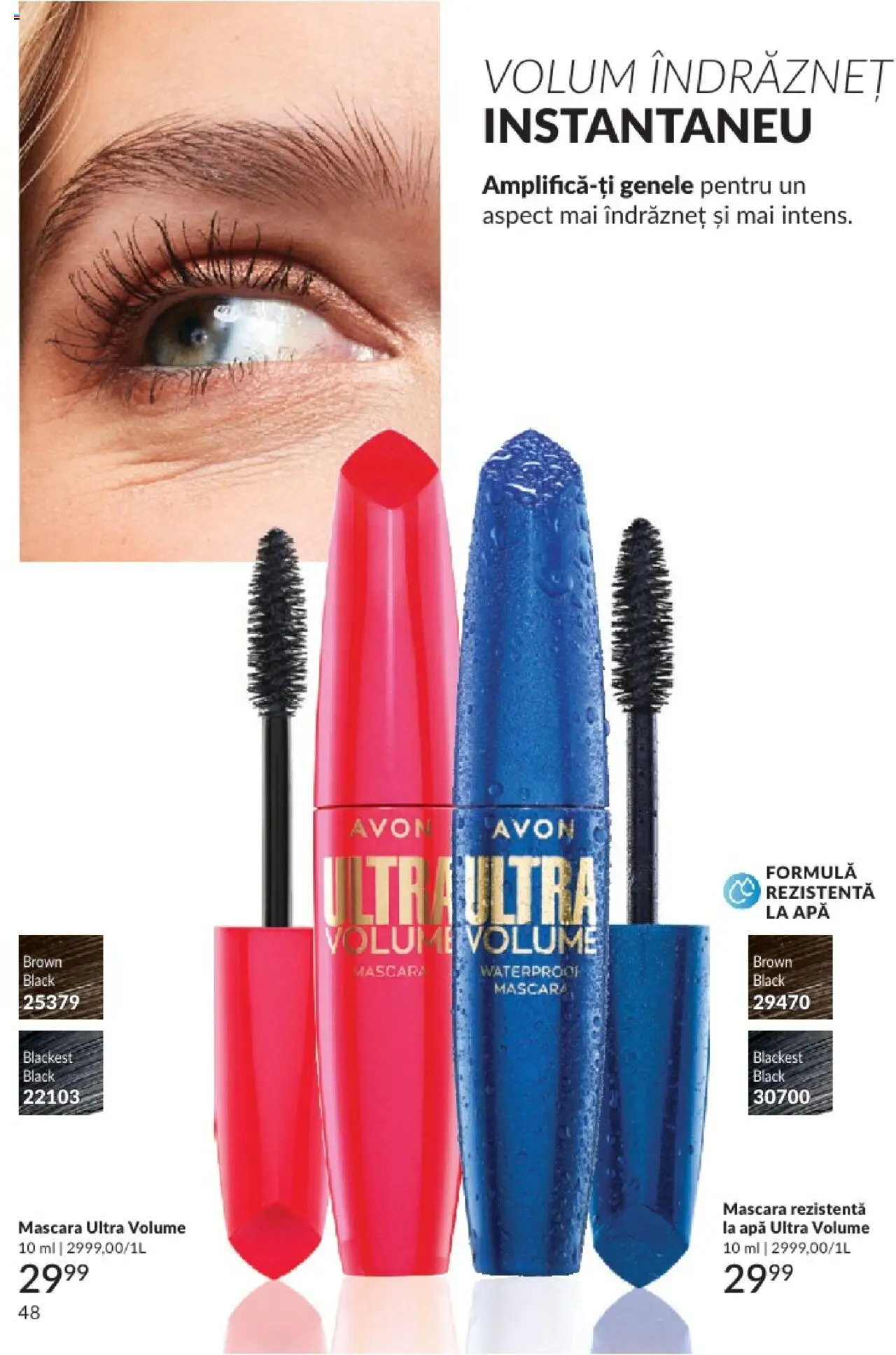 Catalog Avon 1 - 31 Mai 2025 | Pagina 48 | Produse: Mascara, Apă
