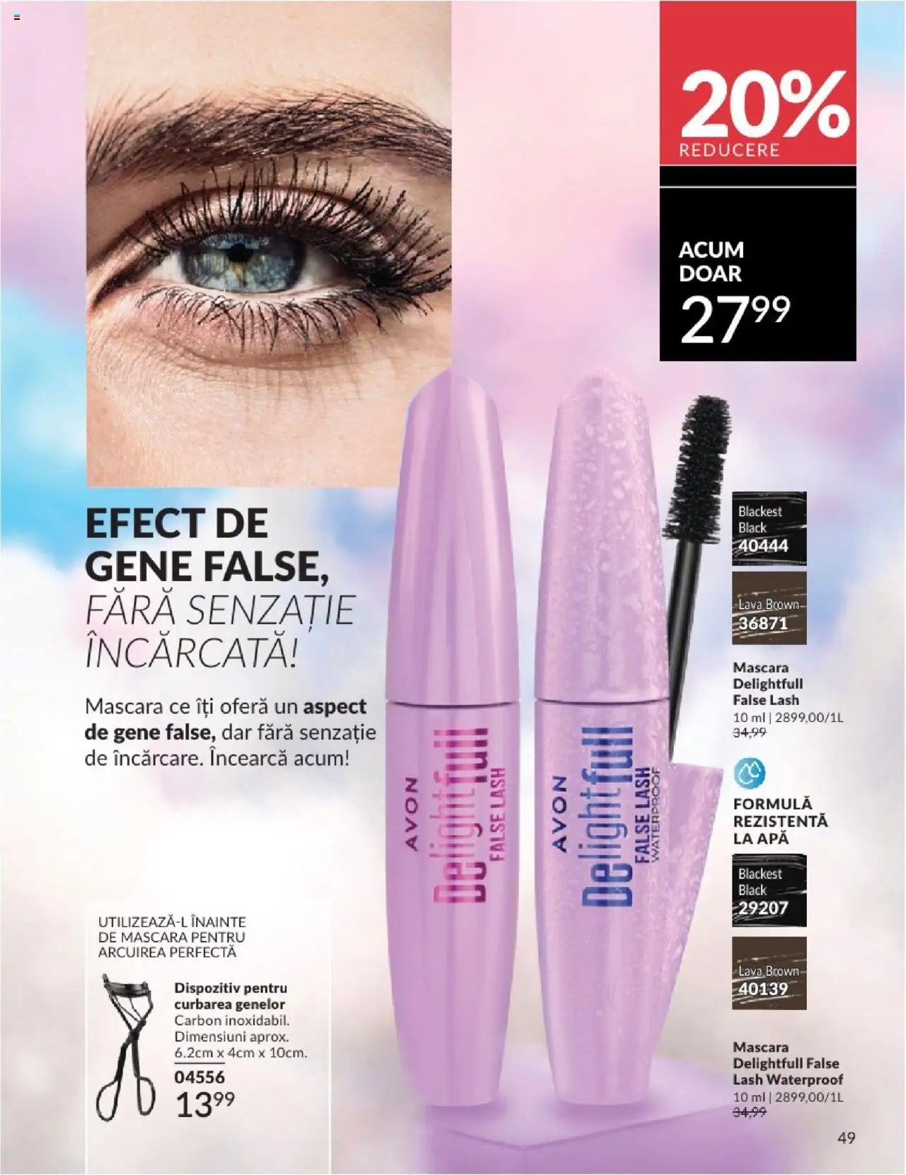 Catalog Avon 1 - 31 Mai 2025 | Pagina 49 | Produse: Mascara, Apă