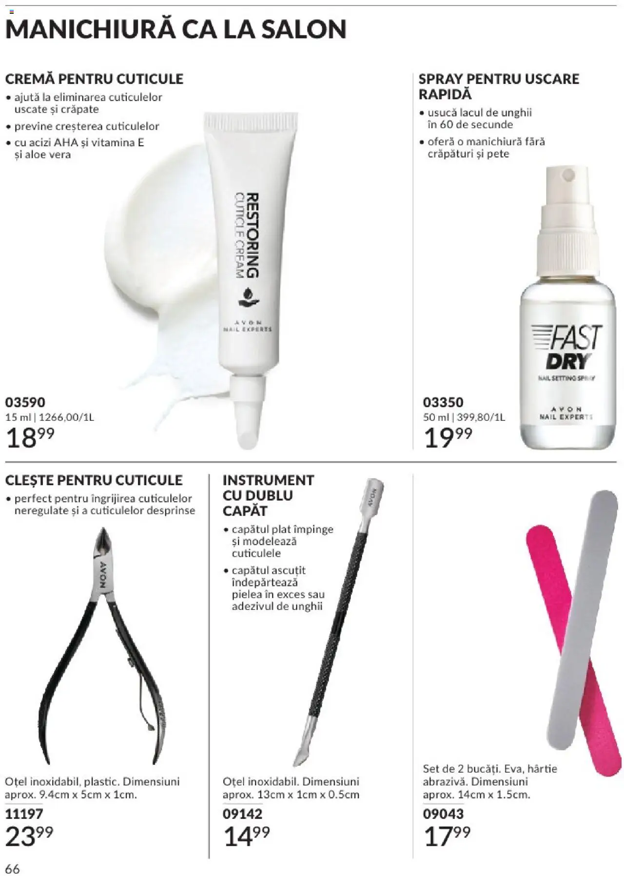 Catalog Avon 1 - 31 Mai 2025 | Pagina 66 | Produse: Clește, Aloe vera, Cremă