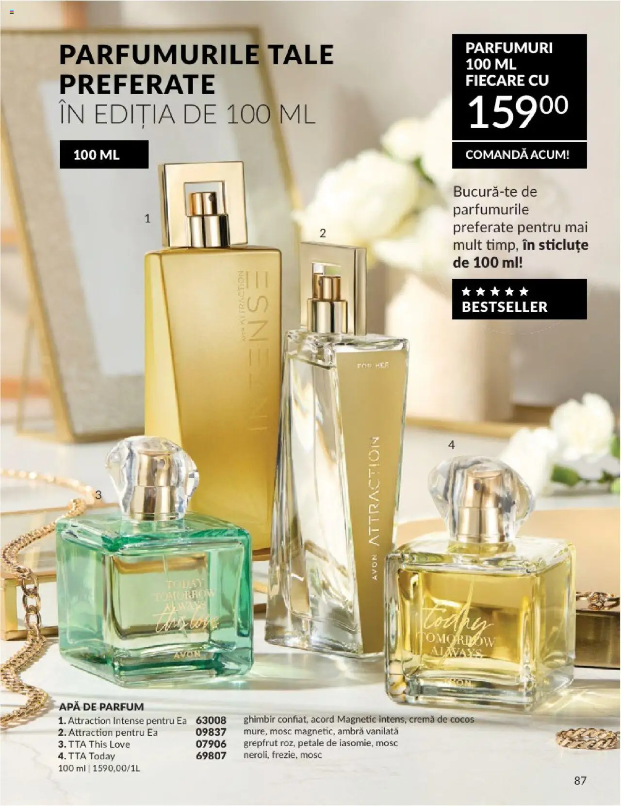 Catalog Avon 1 - 31 Mai 2025 | Pagina 87 | Produse: Apă de parfum, Parfum, Cremă, Grepfrut
