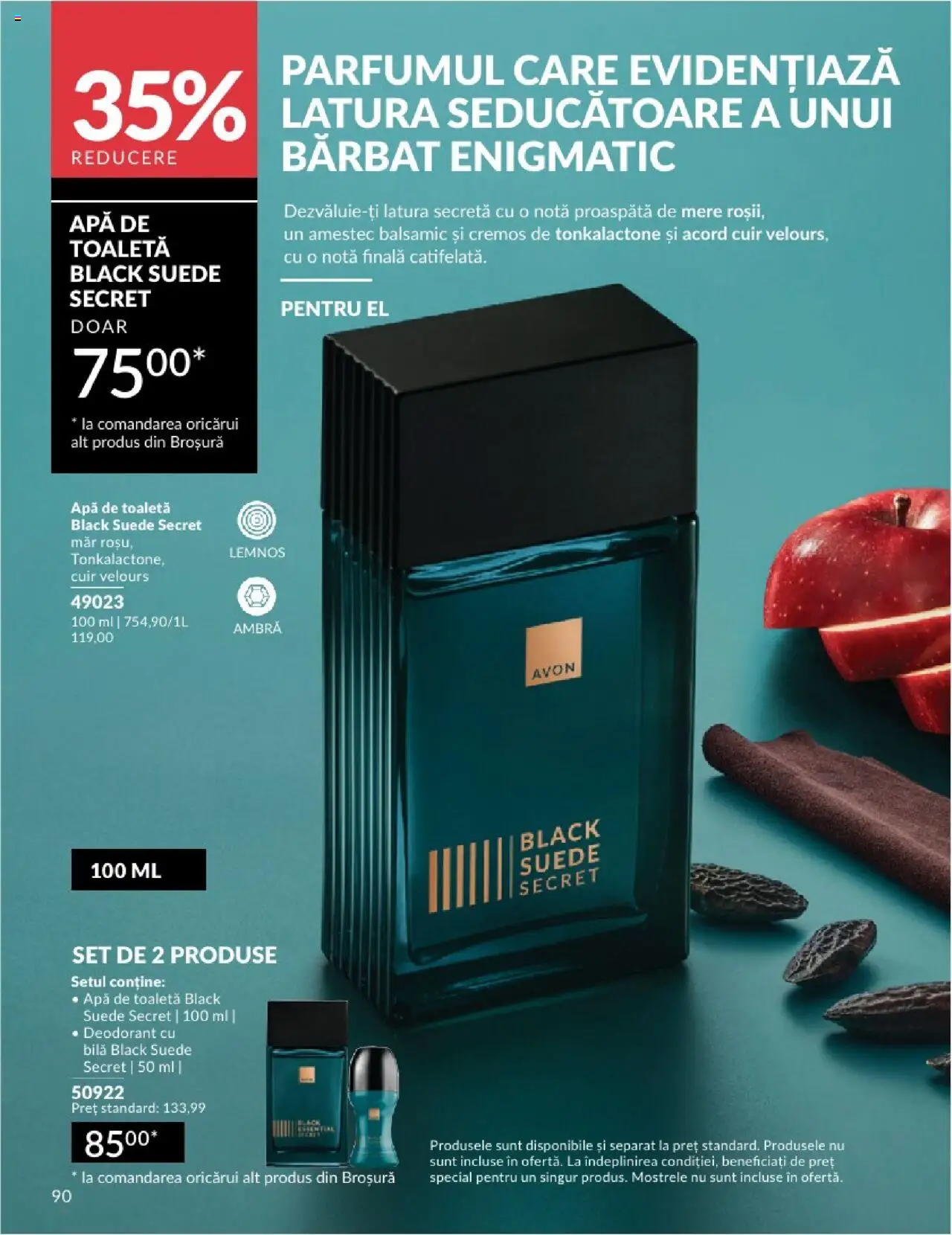 Catalog Avon 1 - 31 Mai 2025 | Pagina 90 | Produse: Apă de toaletă, Mere, Deodorant, Apă