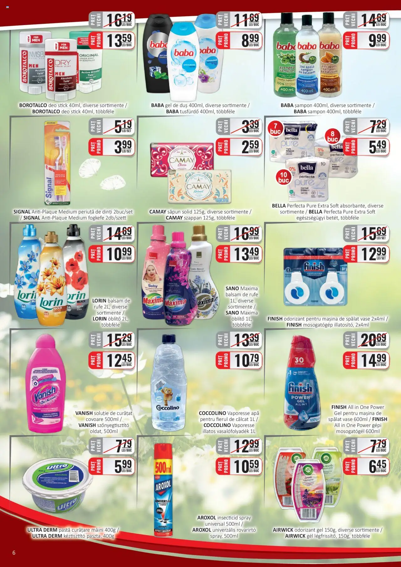 Catalog CBA 1 - 15 Mai 2025 | Pagina 6 | Produse: Mașină De Spălat, Mașină De Spălat Vase, Șampon, Săpun