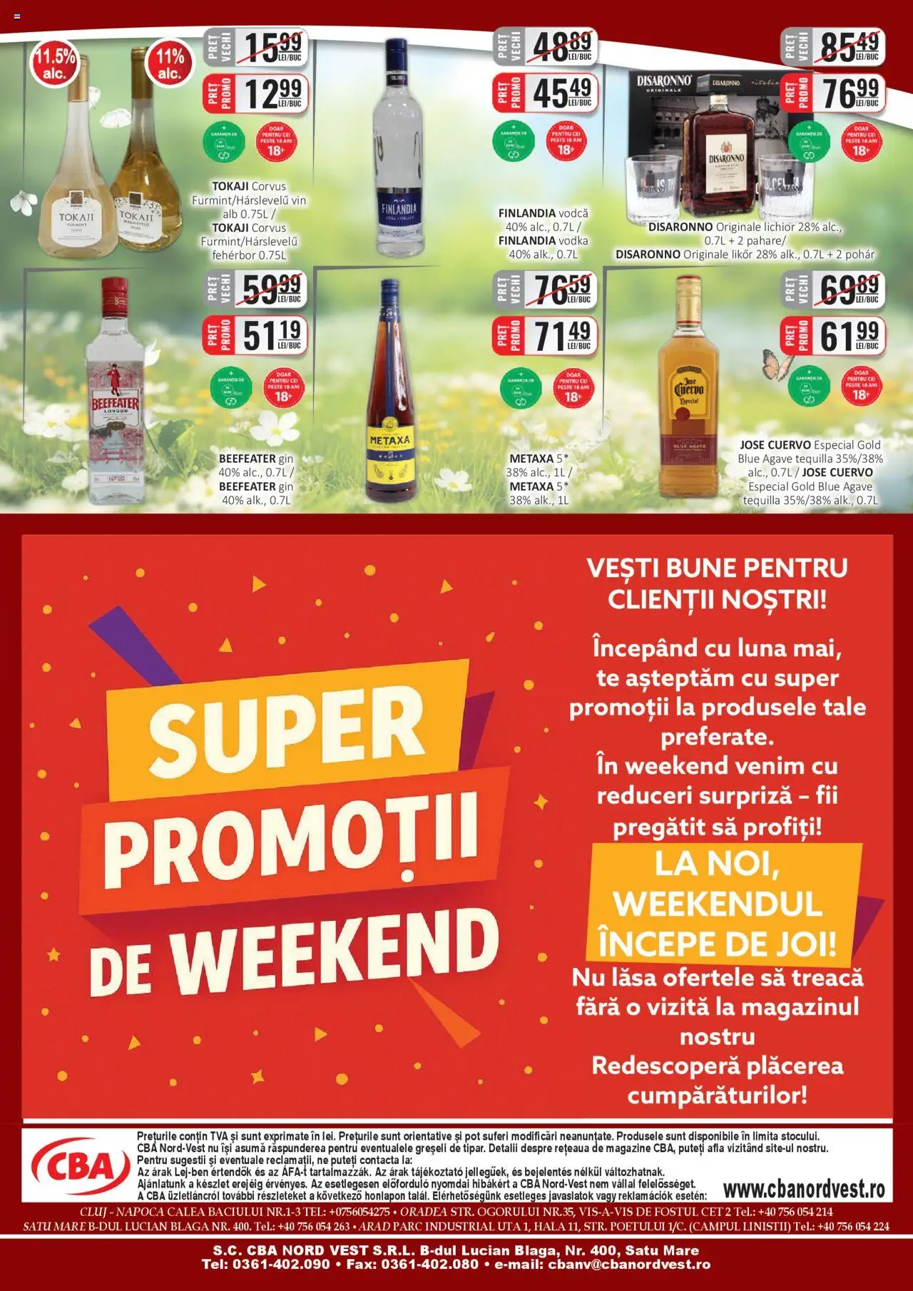 Catalog CBA 1 - 15 Mai 2025 | Pagina 8 | Produse: Su ısıtıcı, Lichior, Vin, Gin