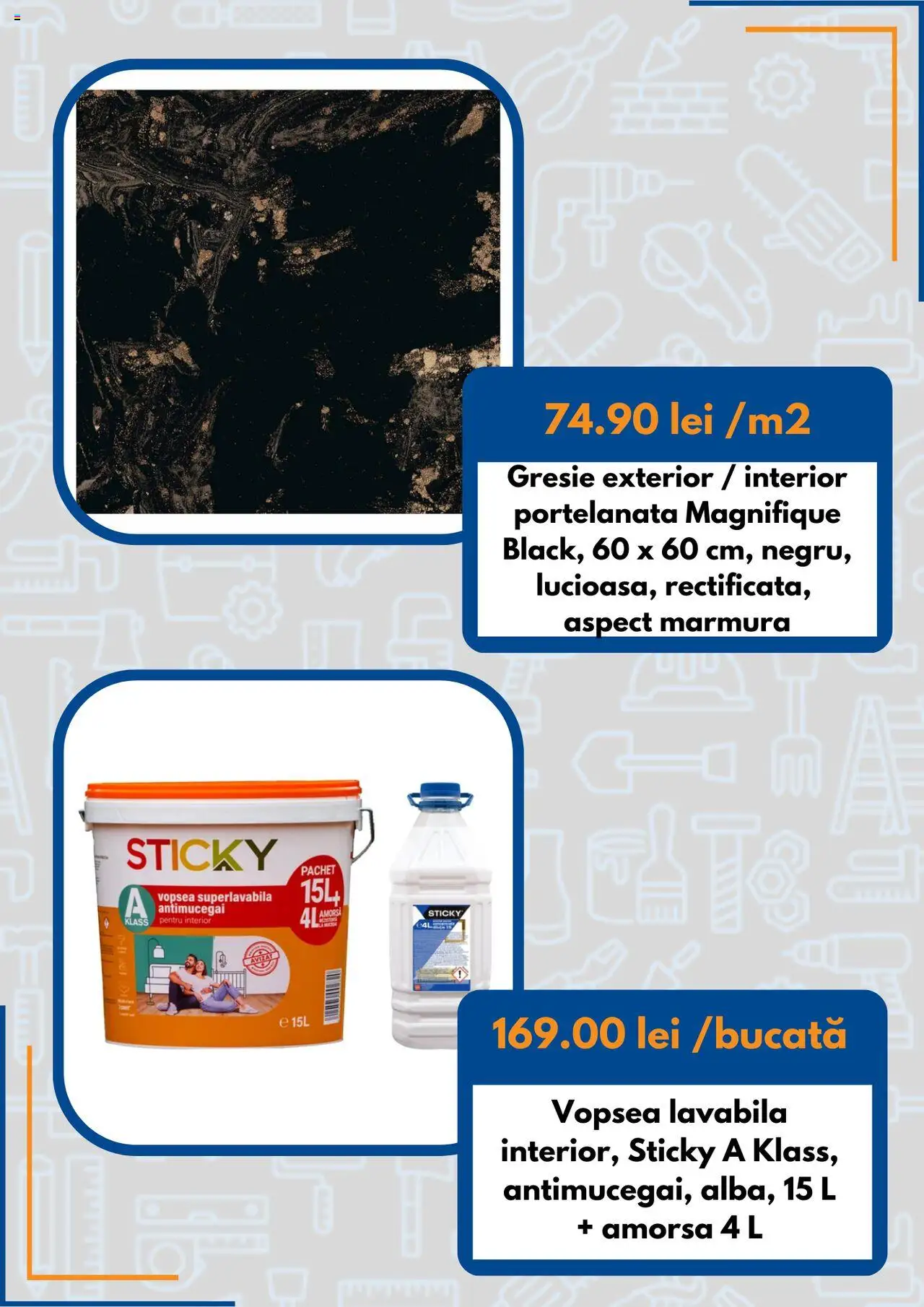 Catalog Dedeman 1 - 31 Mai 2025 | Pagina 5 | Produse: Vopsea, Gresie, Türk kahvesi öğütme değirmeni, Amorsă