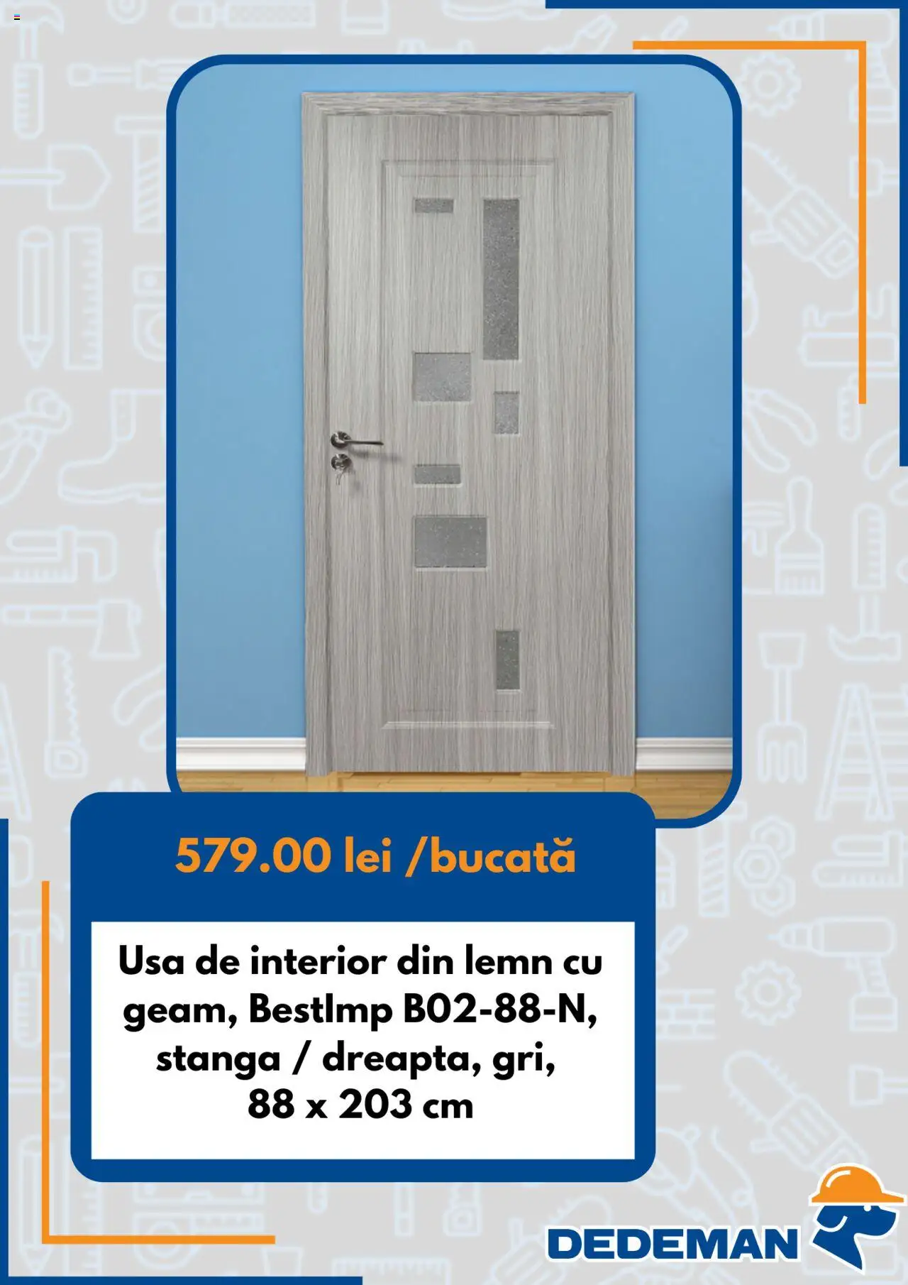 Catalog Dedeman 1 - 31 Mai 2025 | Pagina 6 | Produse: Ușă