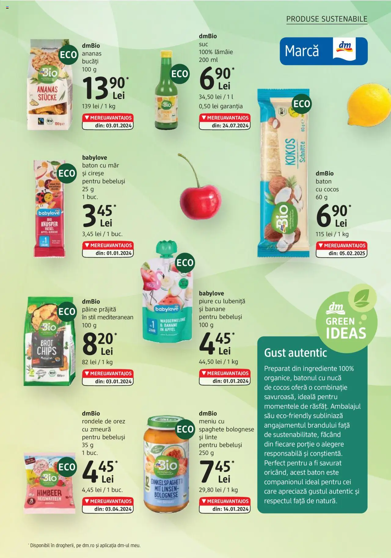 Catalog DM Drogerie Markt 1 Mai - 3 Iunie 2025 | Pagina 23 | Produse: Pâine, Banane, Ananas, Cireșe