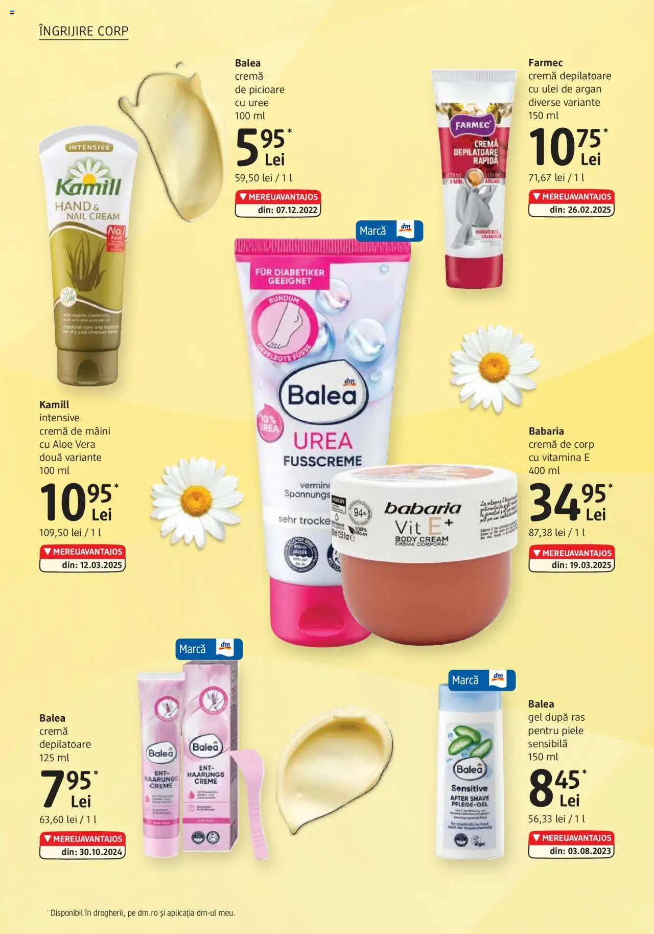 Catalog DM Drogerie Markt 1 Mai - 3 Iunie 2025 | Pagina 4 | Produse: After shave, Body, Cremă de corp, Cremă de mâini