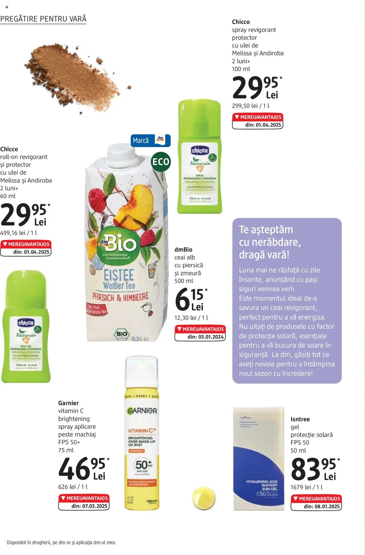 Catalog DM Drogerie Markt 1 Mai - 3 Iunie 2025 | Pagina 6 | Produse: Zmeură, Machiaj, Pește, Ceai