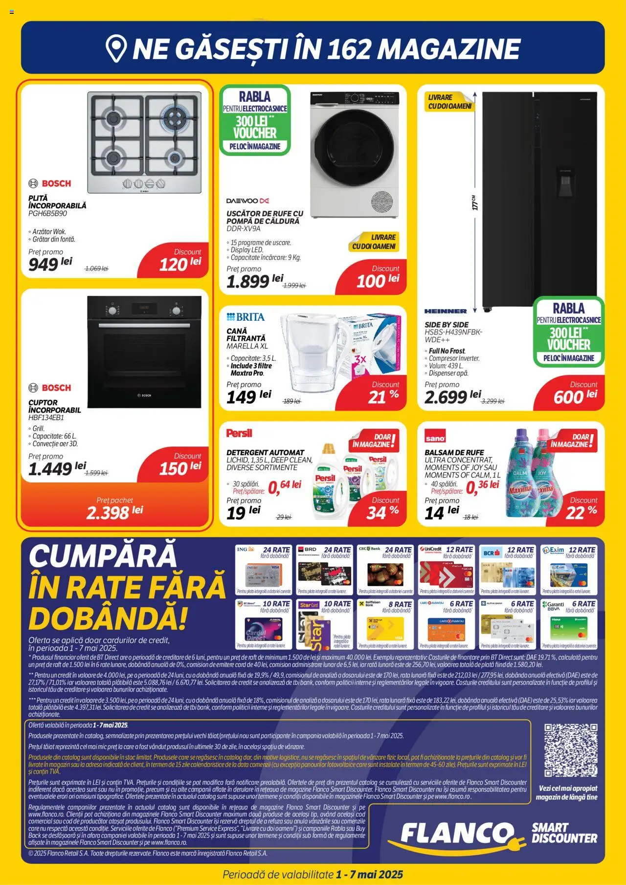 Catalog Flanco 1 - 7 Mai 2025 | Pagina 10 | Produse: Cuptor, Kedi Ödül Oyuncakları, Balsam, Detergent