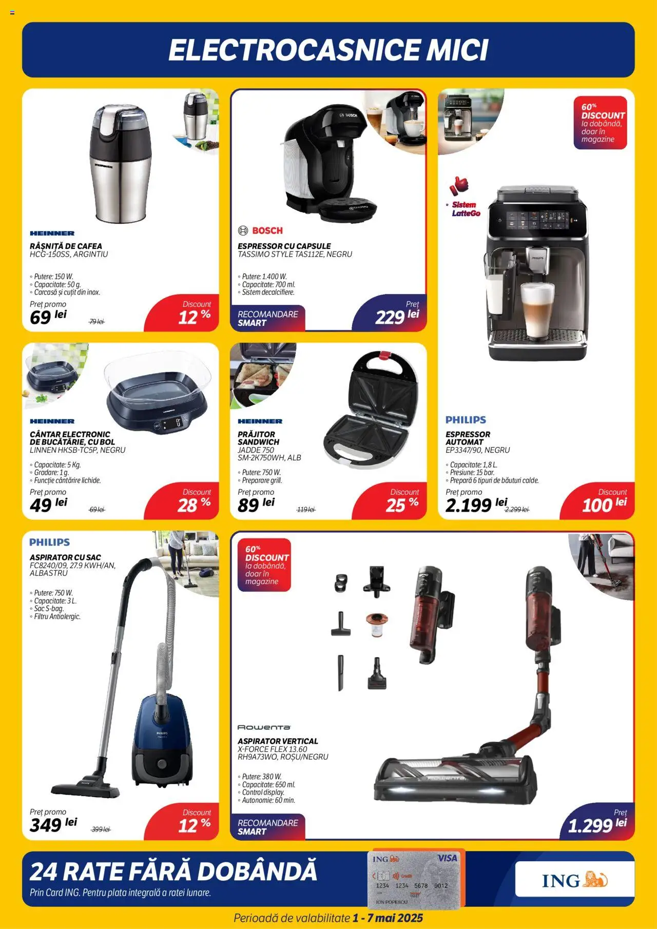 Catalog Flanco 1 - 7 Mai 2025 | Pagina 8 | Produse: Espressor, Enginar, Cântar electronic, Cafea