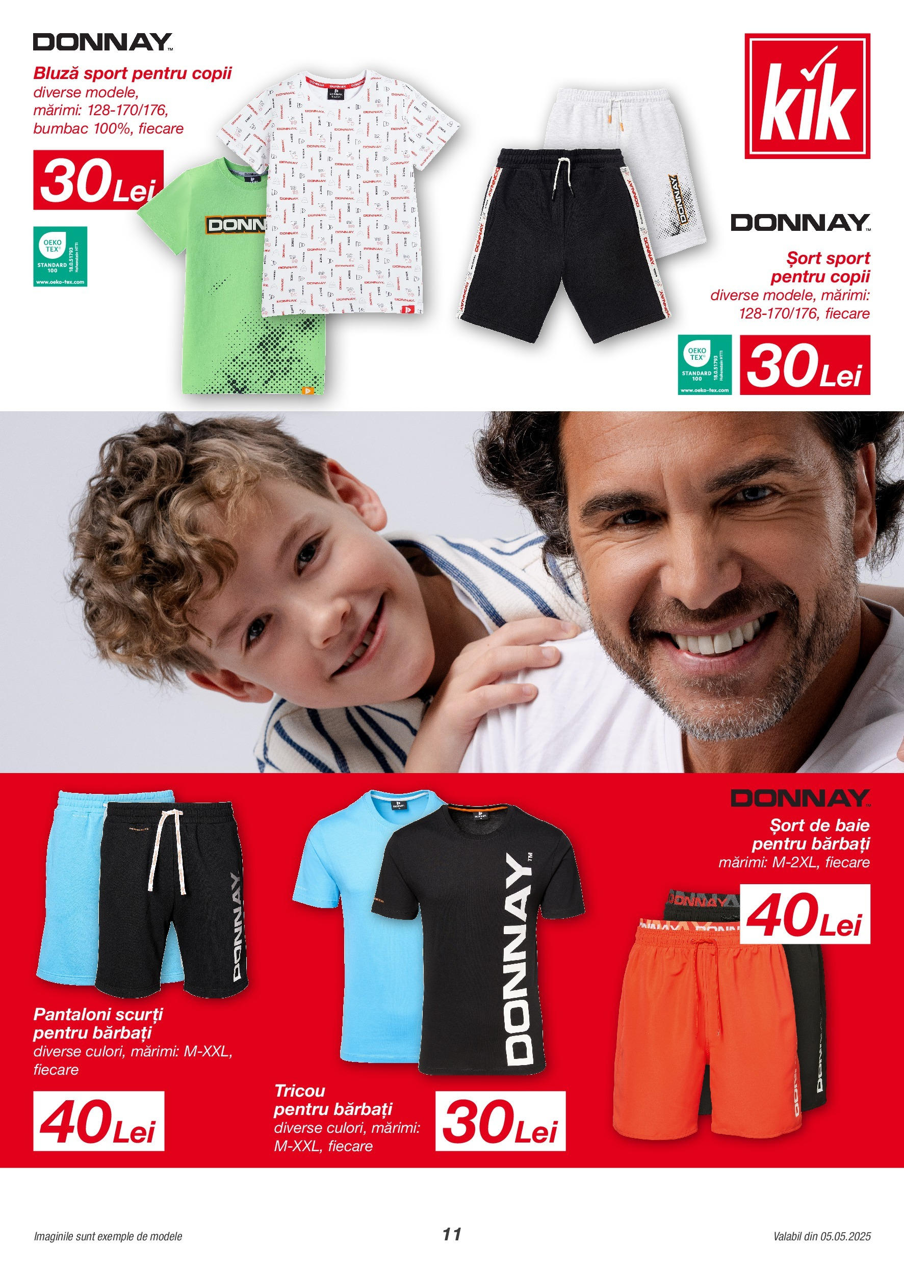Catalog Kik 5 - 18 Mai 2025 | Pagina 11 | Produse: Șort de baie, Kestane, Bluză, Pantaloni