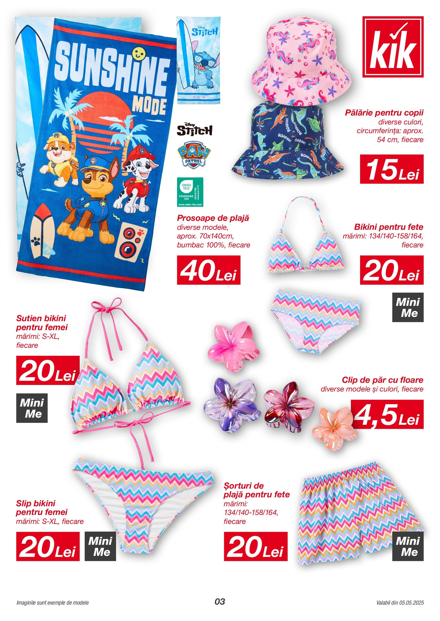 Catalog Kik 5 - 18 Mai 2025 | Pagina 3 | Produse: Pălărie, Sutien, Slip