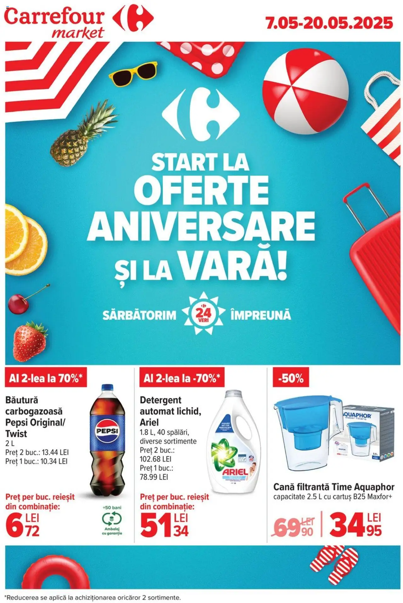 Catalog Carrefour 7 - 20 Mai 2025 | Pagina 1 | Produse: Detergent