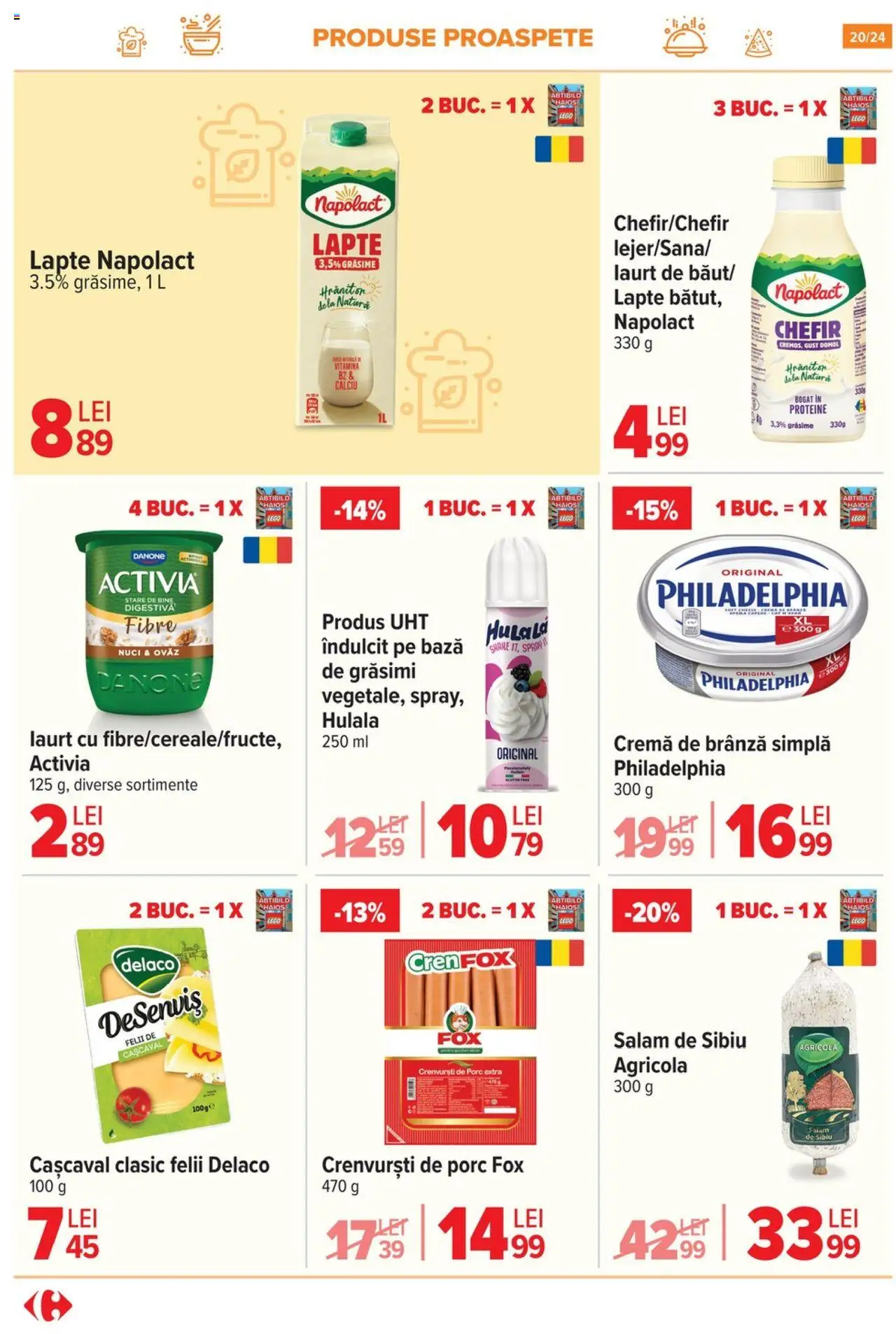 Catalog Carrefour 7 - 20 Mai 2025 | Pagina 20 | Produse: Light Kedi Konservesi, Cașcaval, Brânză, Salam