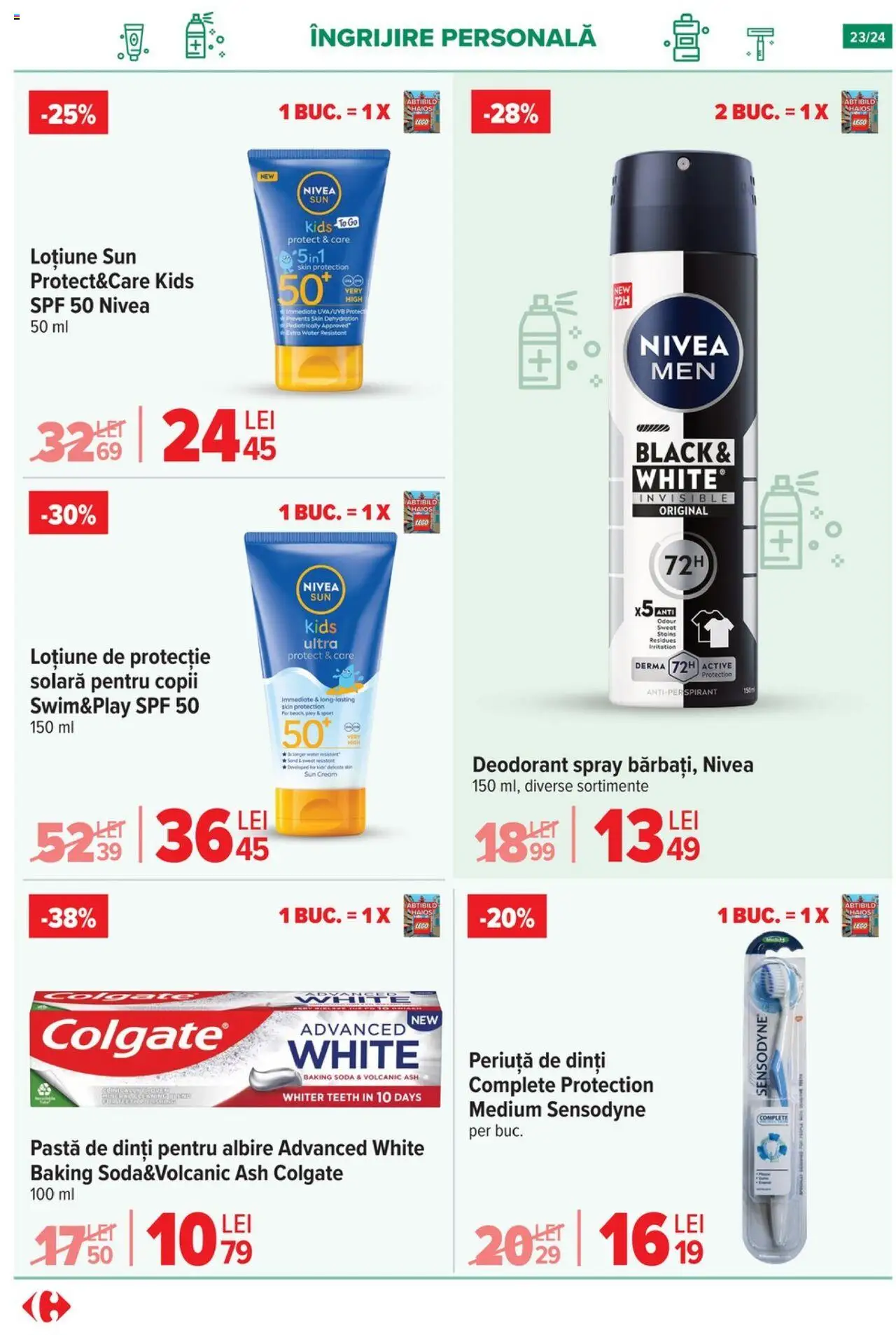 Catalog Carrefour 7 - 20 Mai 2025 | Pagina 23 | Produse: Deodorant, Antiperspirant, Pastă de dinți, Periuță de dinți
