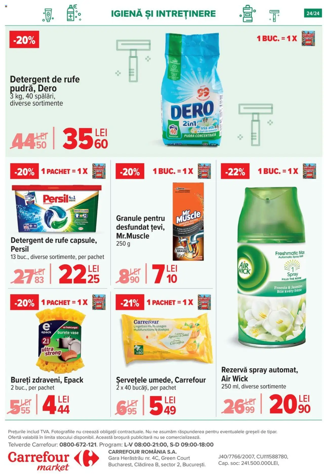 Catalog Carrefour 7 - 20 Mai 2025 | Pagina 24 | Produse: Pomelo, Pudră, Burete, Detergent