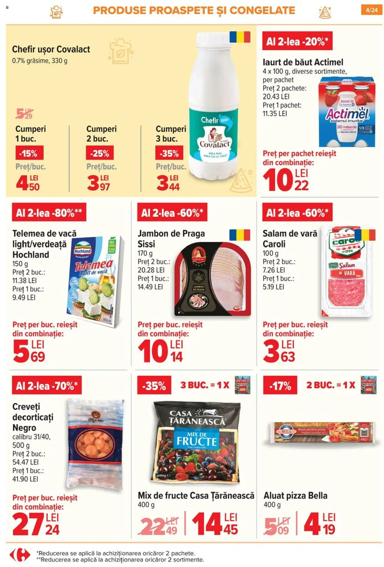 Catalog Carrefour 7 - 20 Mai 2025 | Pagina 4 | Produse: Aluat, Salam, Pizza, Fructe
