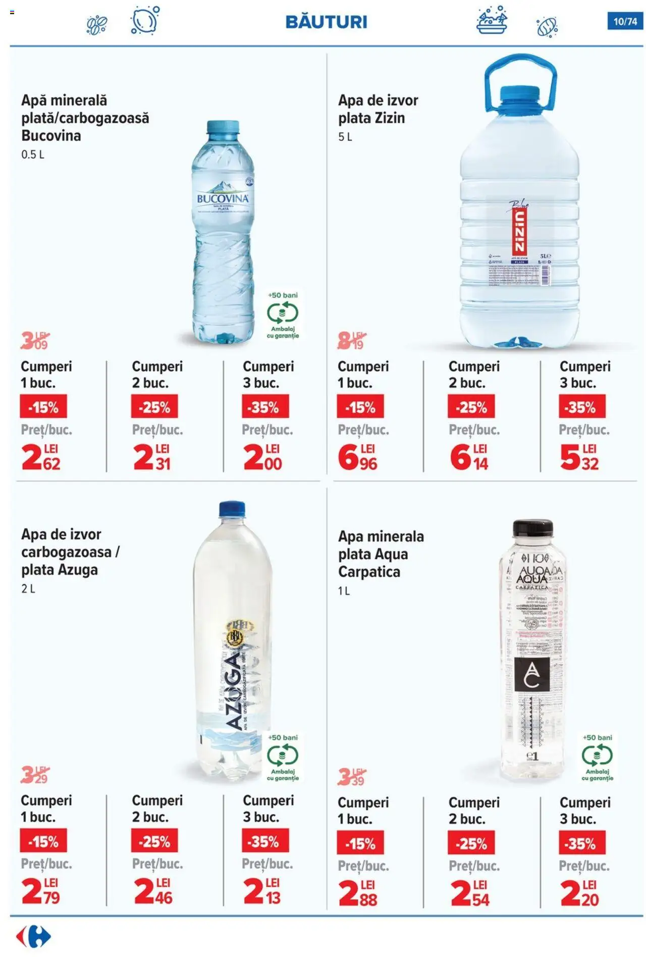 Catalog Carrefour 7 - 20 Mai 2025 | Pagina 10 | Produse: Yazı tahtası kalemi, Apă