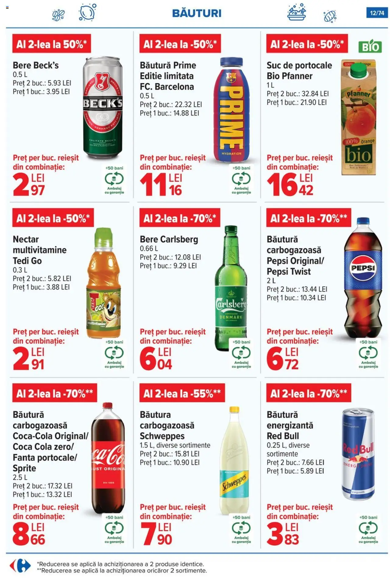 Catalog Carrefour 7 - 20 Mai 2025 | Pagina 12 | Produse: Köpek Sabunu, Suc, Bere, Portocale