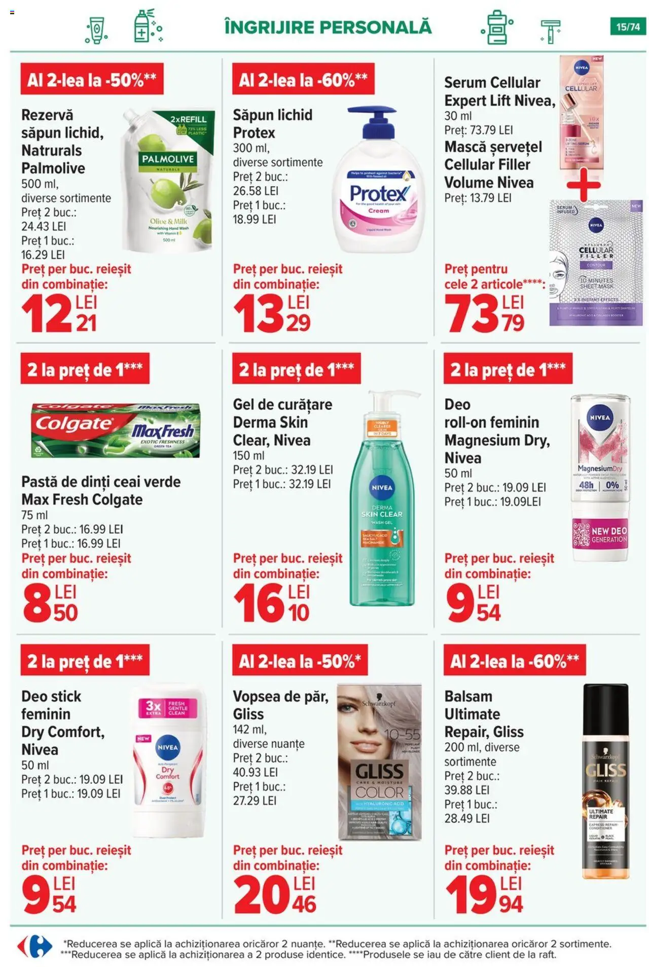 Catalog Carrefour 7 - 20 Mai 2025 | Pagina 15 | Produse: Pomelo, Gel de curățare, Săpun, Ceai