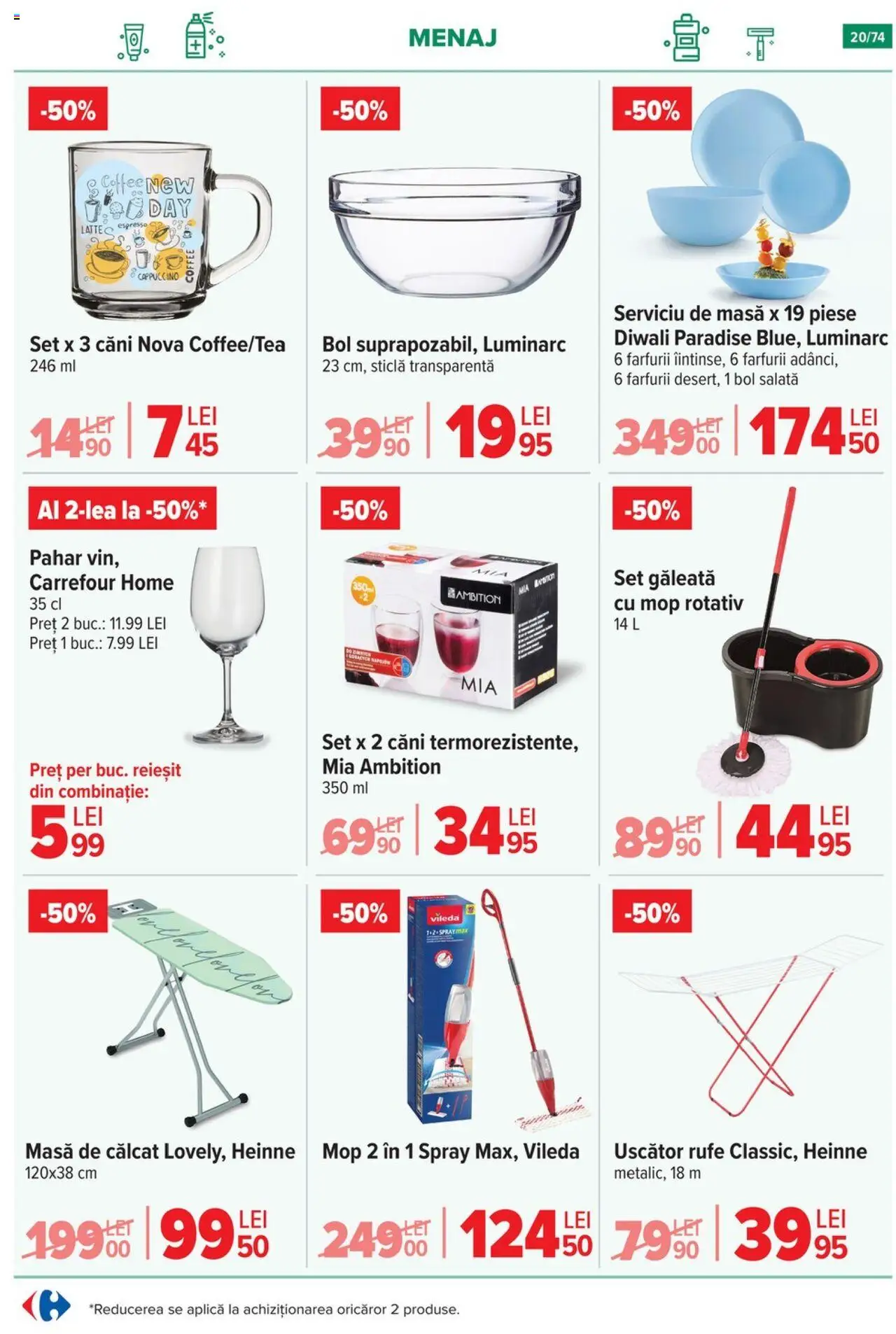Catalog Carrefour 7 - 20 Mai 2025 | Pagina 20 | Produse: Uscător, Mop, Bol, Salată