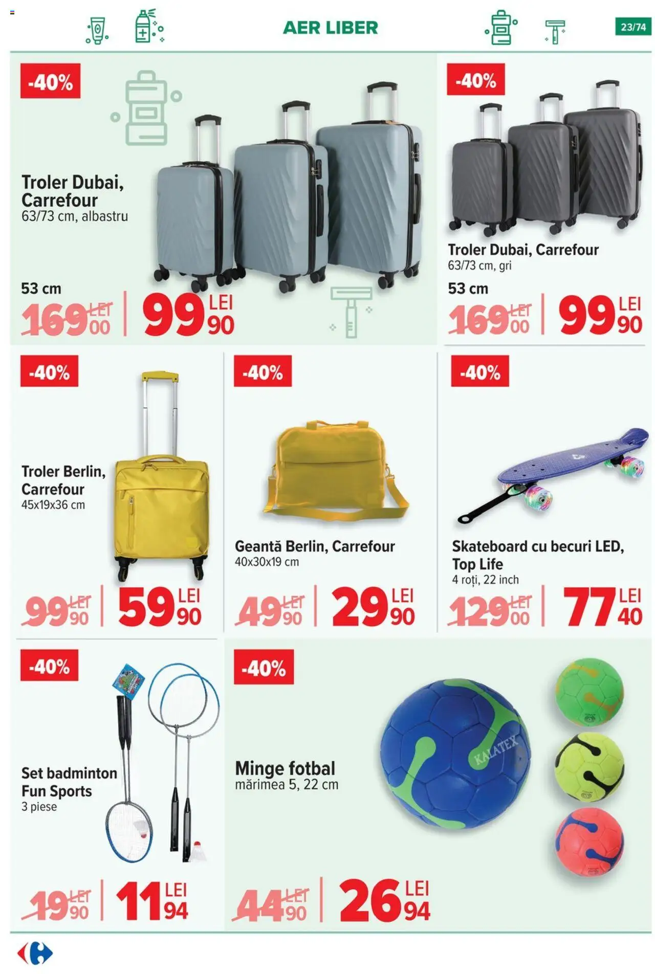 Catalog Carrefour 7 - 20 Mai 2025 | Pagina 23 | Produse: Geantă, Top