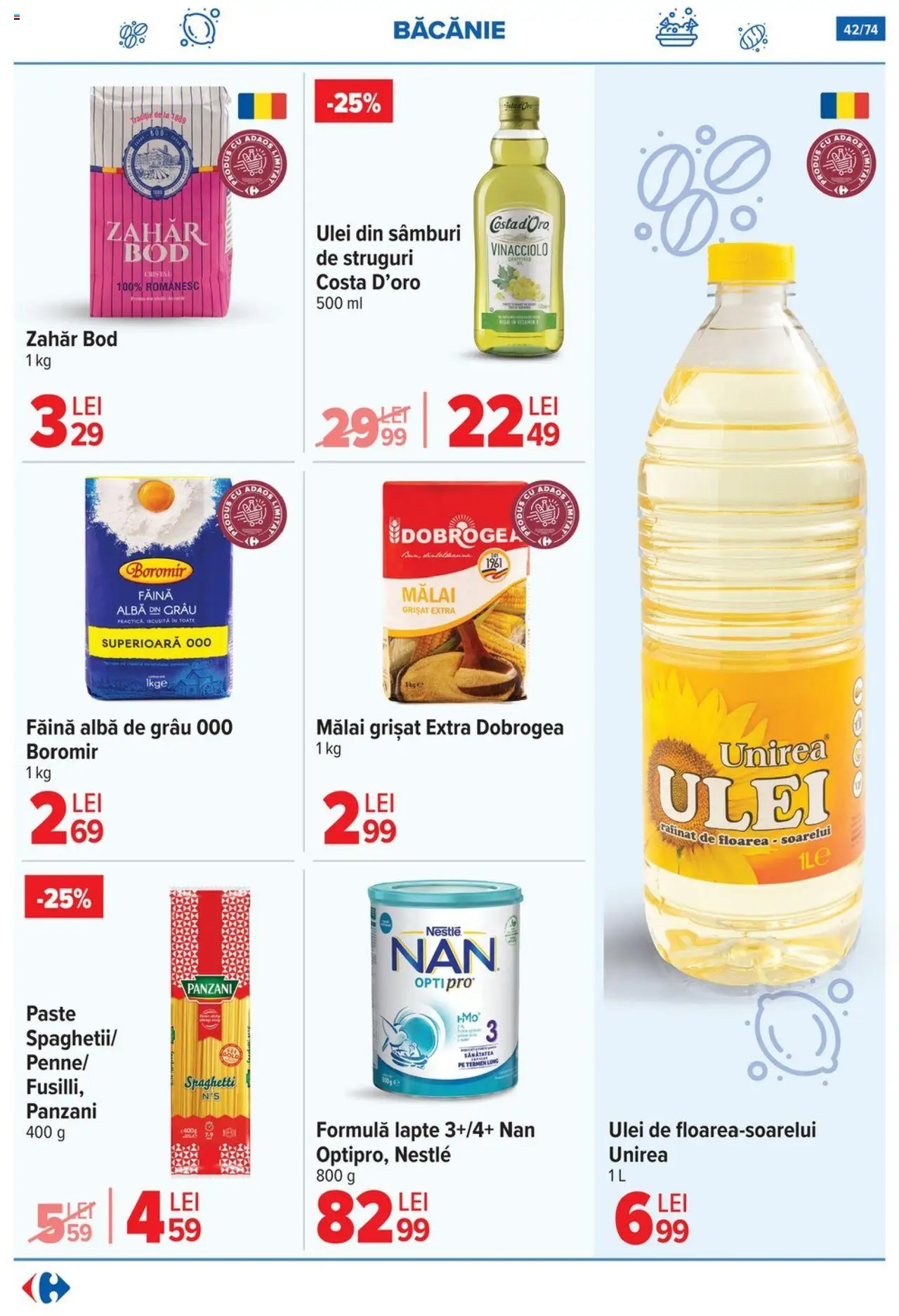 Catalog Carrefour 7 - 20 Mai 2025 | Pagina 42 | Produse: Struguri, Făină, Paste, Zahăr