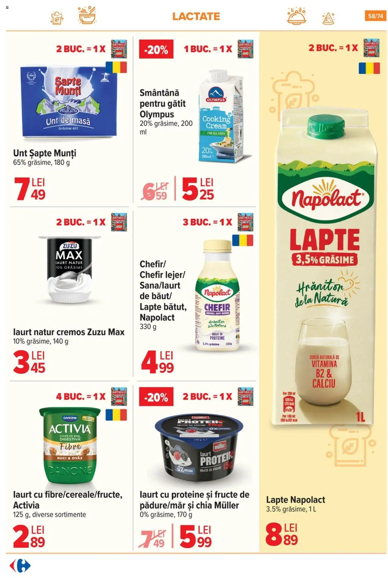 Catalog Carrefour 7 - 20 Mai 2025 | Pagina 58 | Produse: Masaüstü kılıfı, Masă, Iaurt, Nuci