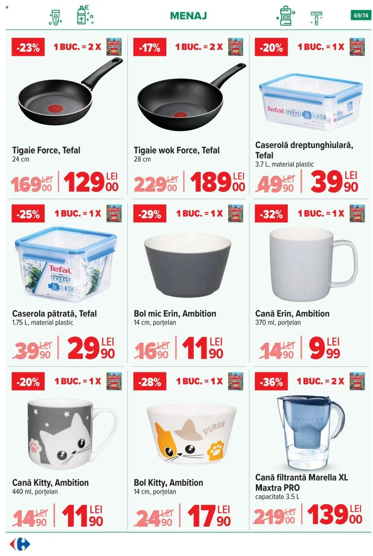 Catalog Carrefour 7 - 20 Mai 2025 | Pagina 69 | Produse: Tigaie, Bol
