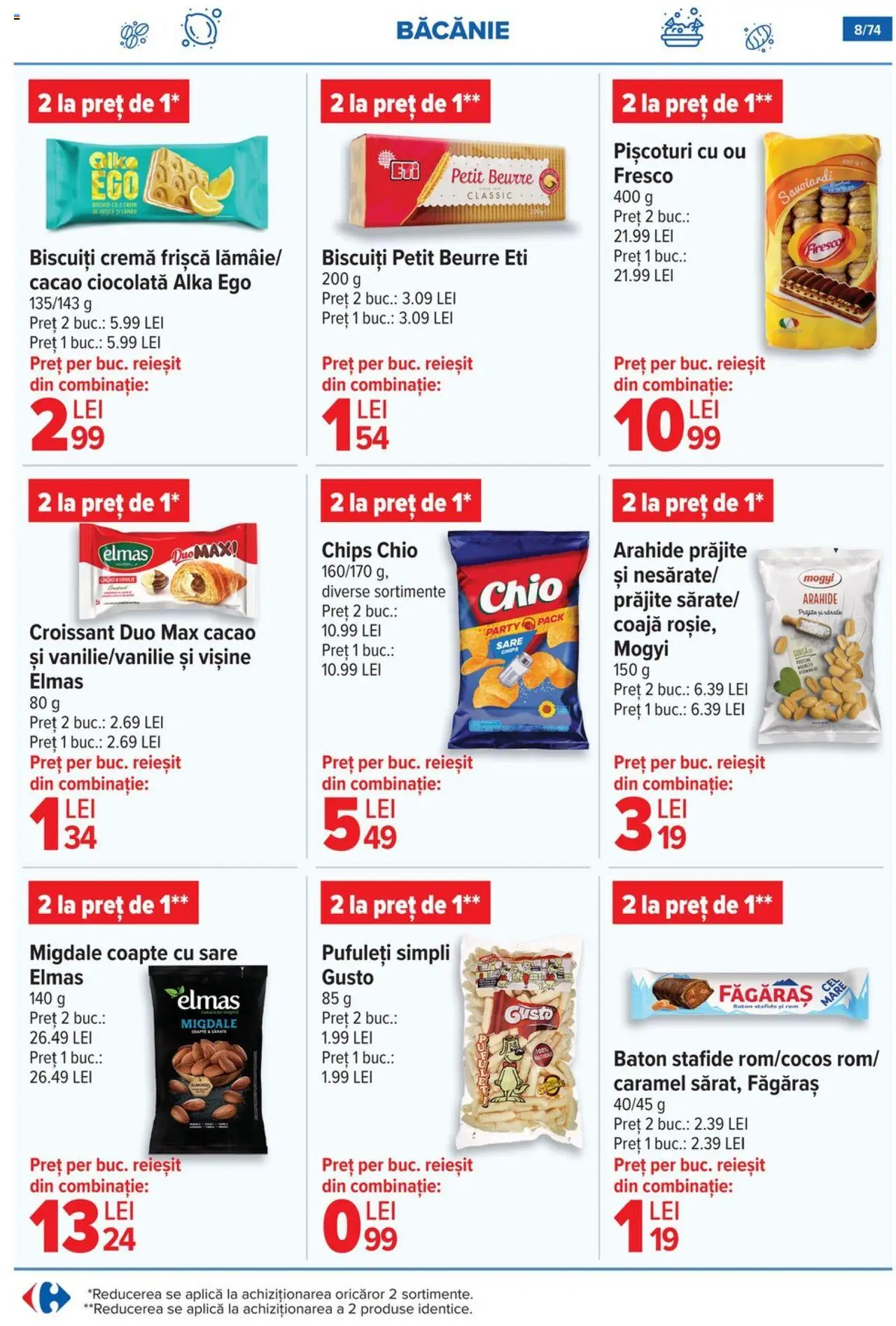 Catalog Carrefour 7 - 20 Mai 2025 | Pagina 8 | Produse: Migdale, Cremă, Cacao, Stafide