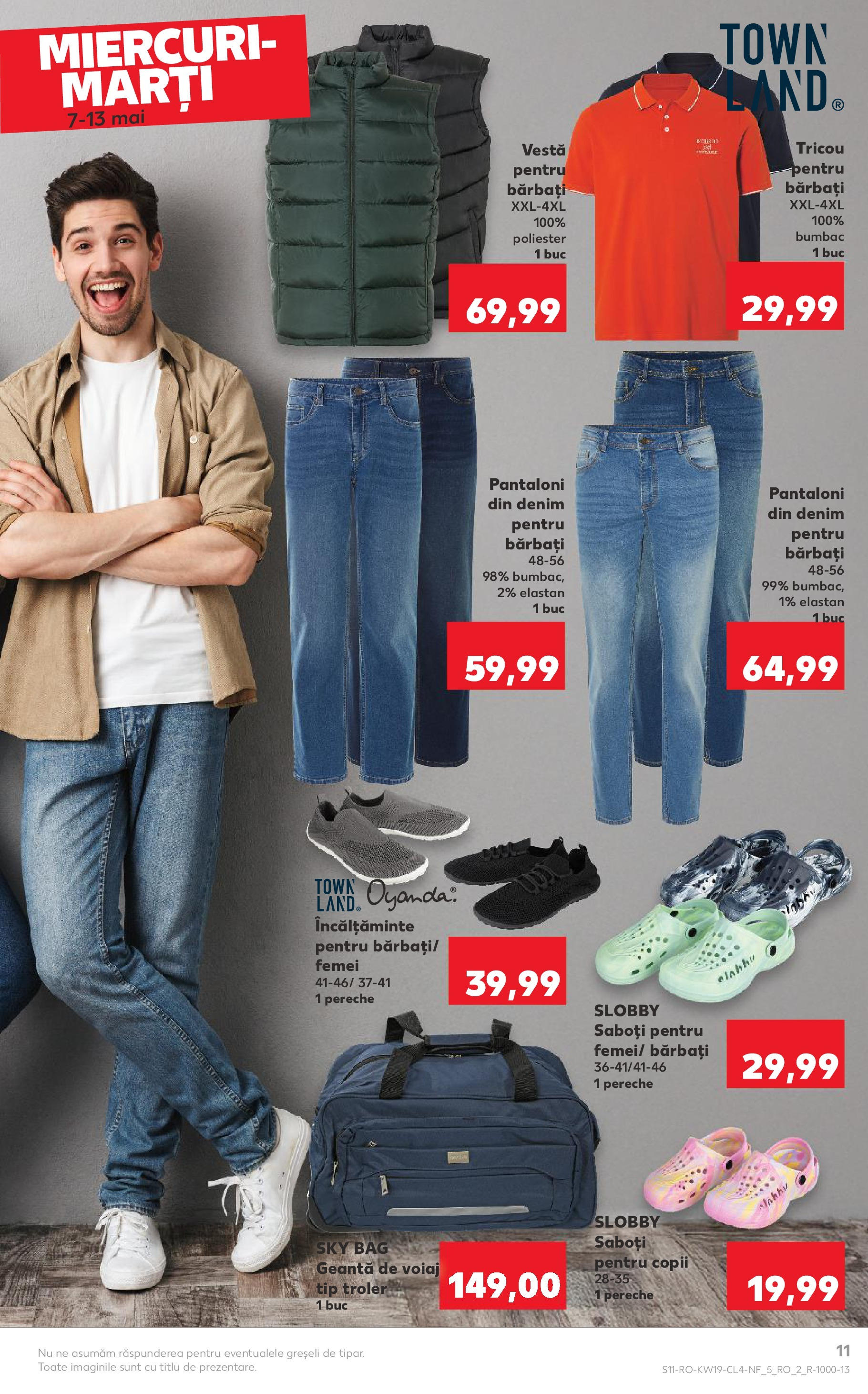 Catalog Kaufland 7 - 13 Mai 2025 | Pagina 11 | Produse: Bornoz takımı, Tricou, Vestă, Pantaloni