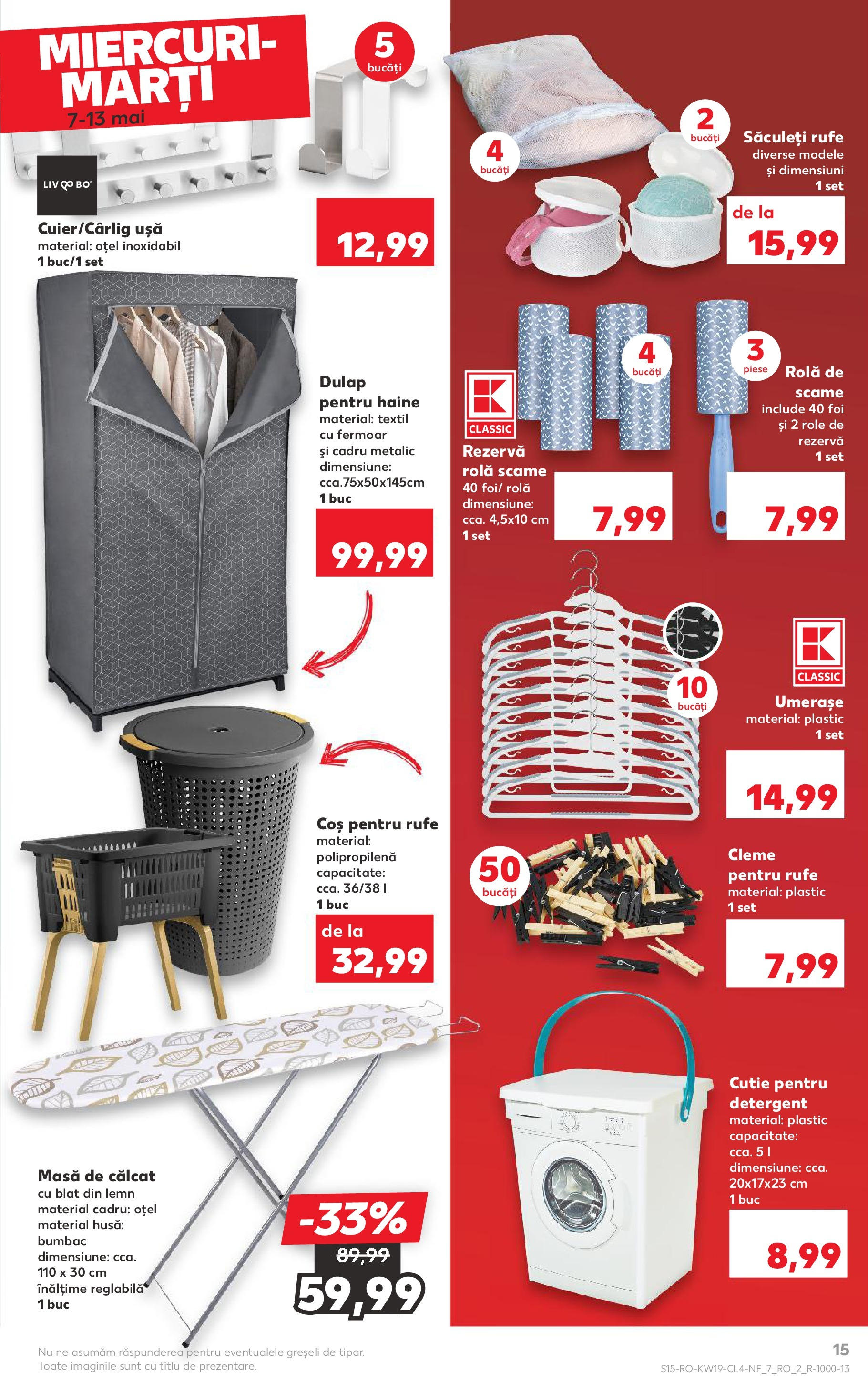 Catalog Kaufland 7 - 13 Mai 2025 | Pagina 15 | Produse: Masă, Role, Cutie, Detergent