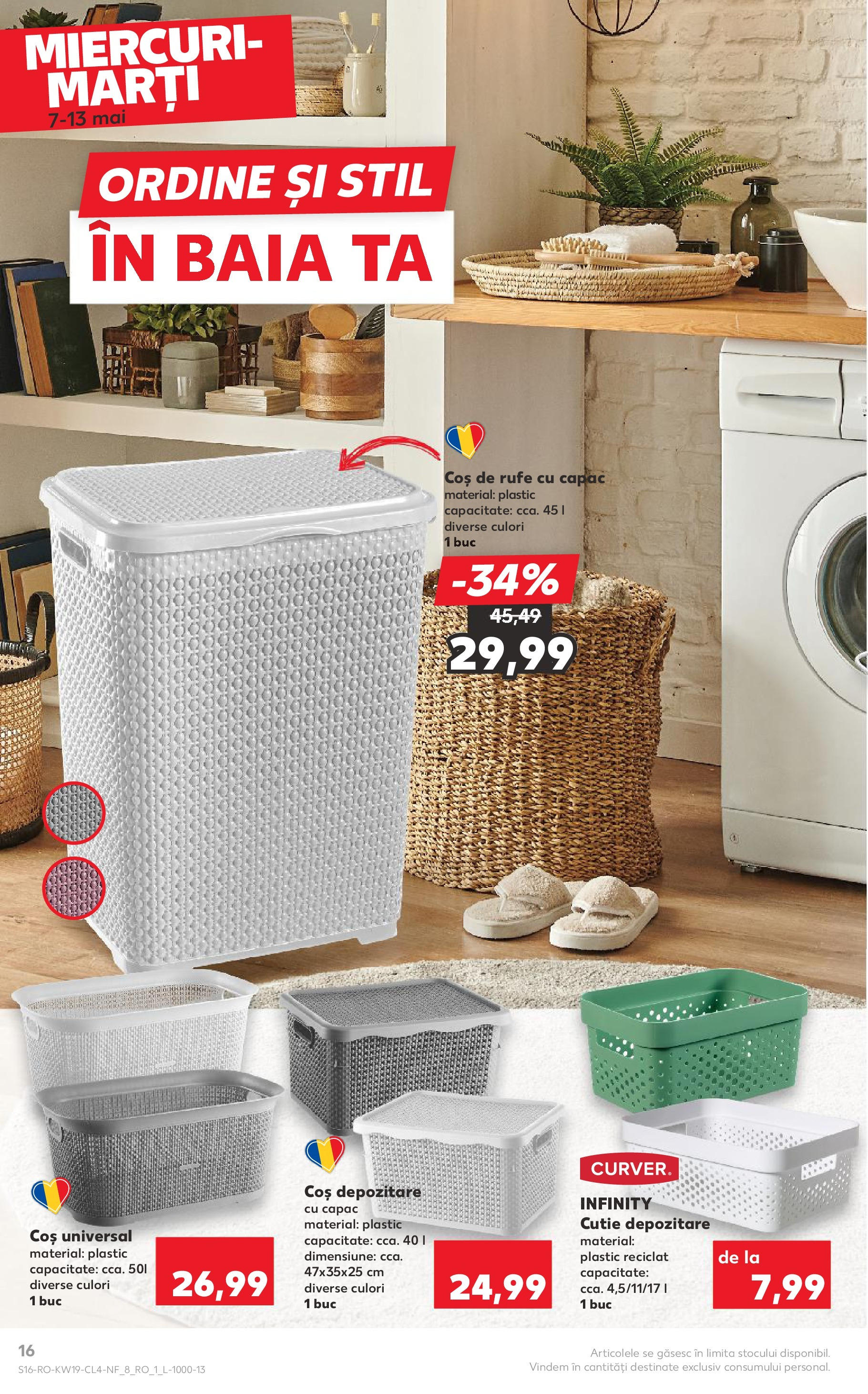 Catalog Kaufland 7 - 13 Mai 2025 | Pagina 16 | Produse: Coș, Cutie, Coș De Rufe