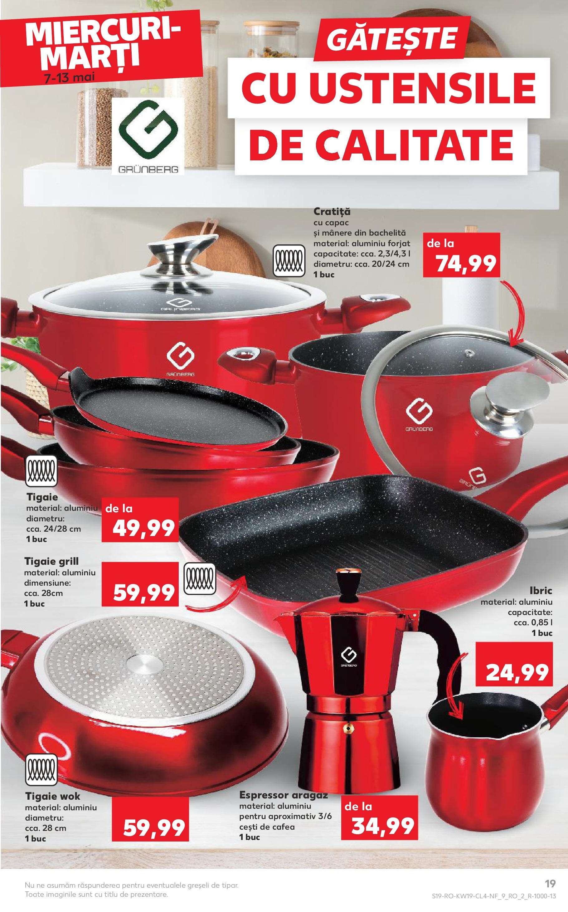 Catalog Kaufland 7 - 13 Mai 2025 | Pagina 19 | Produse: Espressor, Aragaz, Cratiță, Cafea