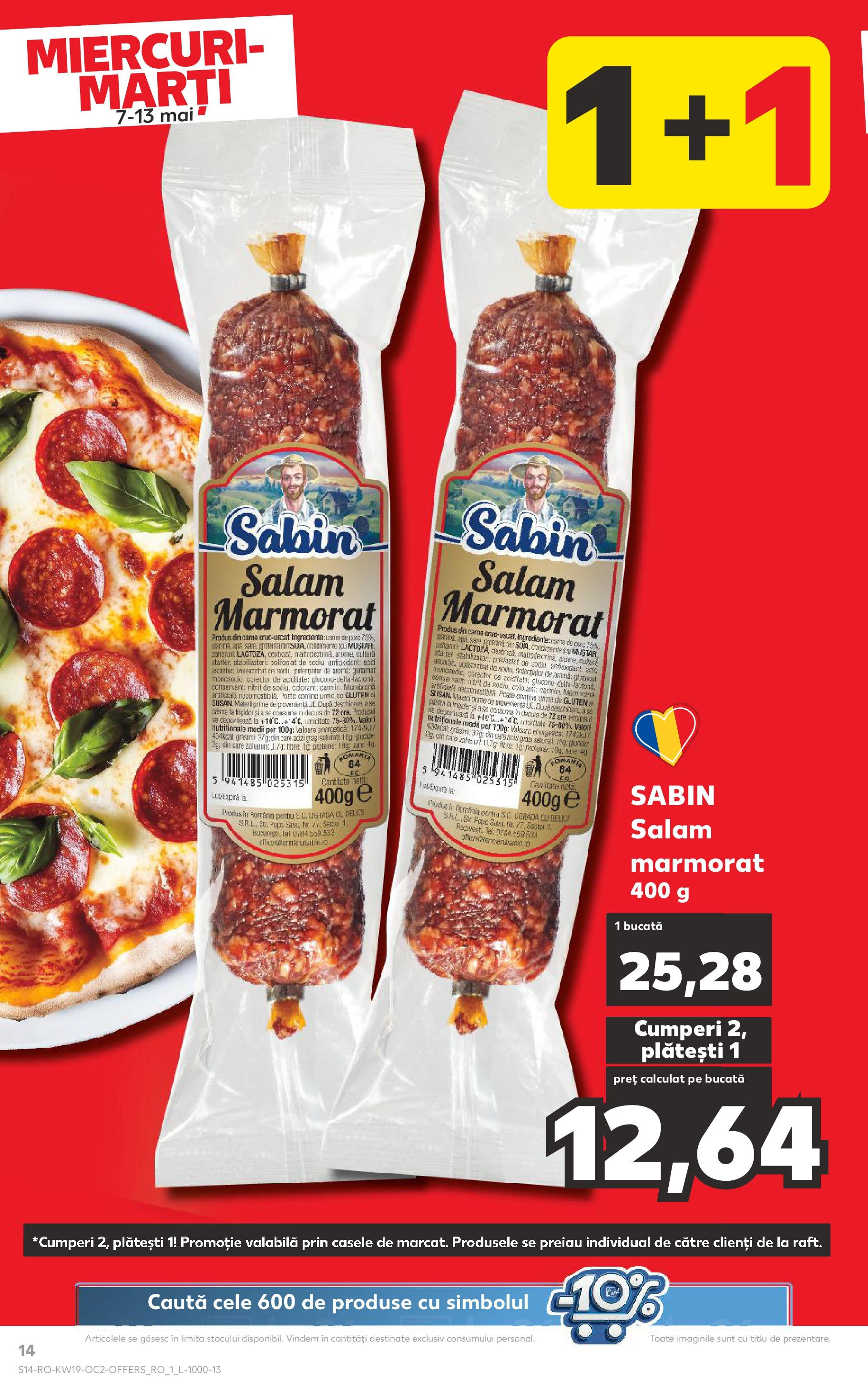 Catalog Kaufland 7 - 13 Mai 2025 | Pagina 14 | Produse: Masaüstü kılıfı, Frigider, Salam, Carne De Porc