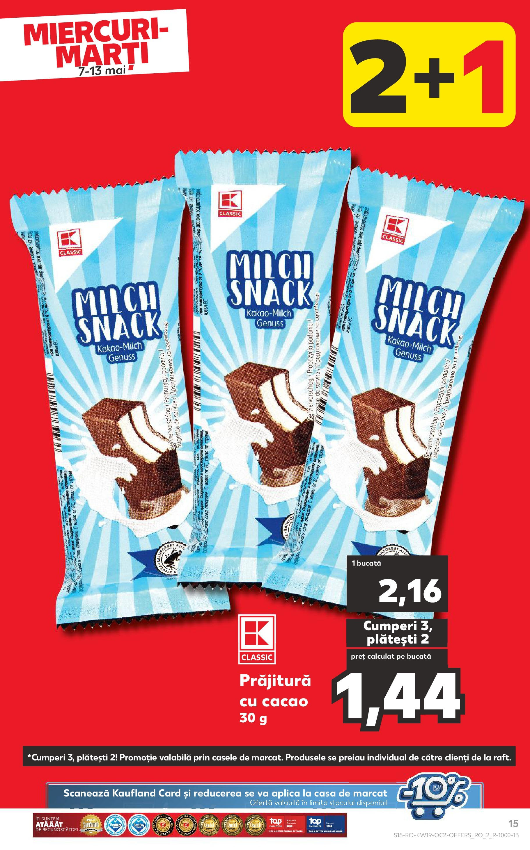 Catalog Kaufland 7 - 13 Mai 2025 | Pagina 15 | Produse: Prăjitură, Cacao