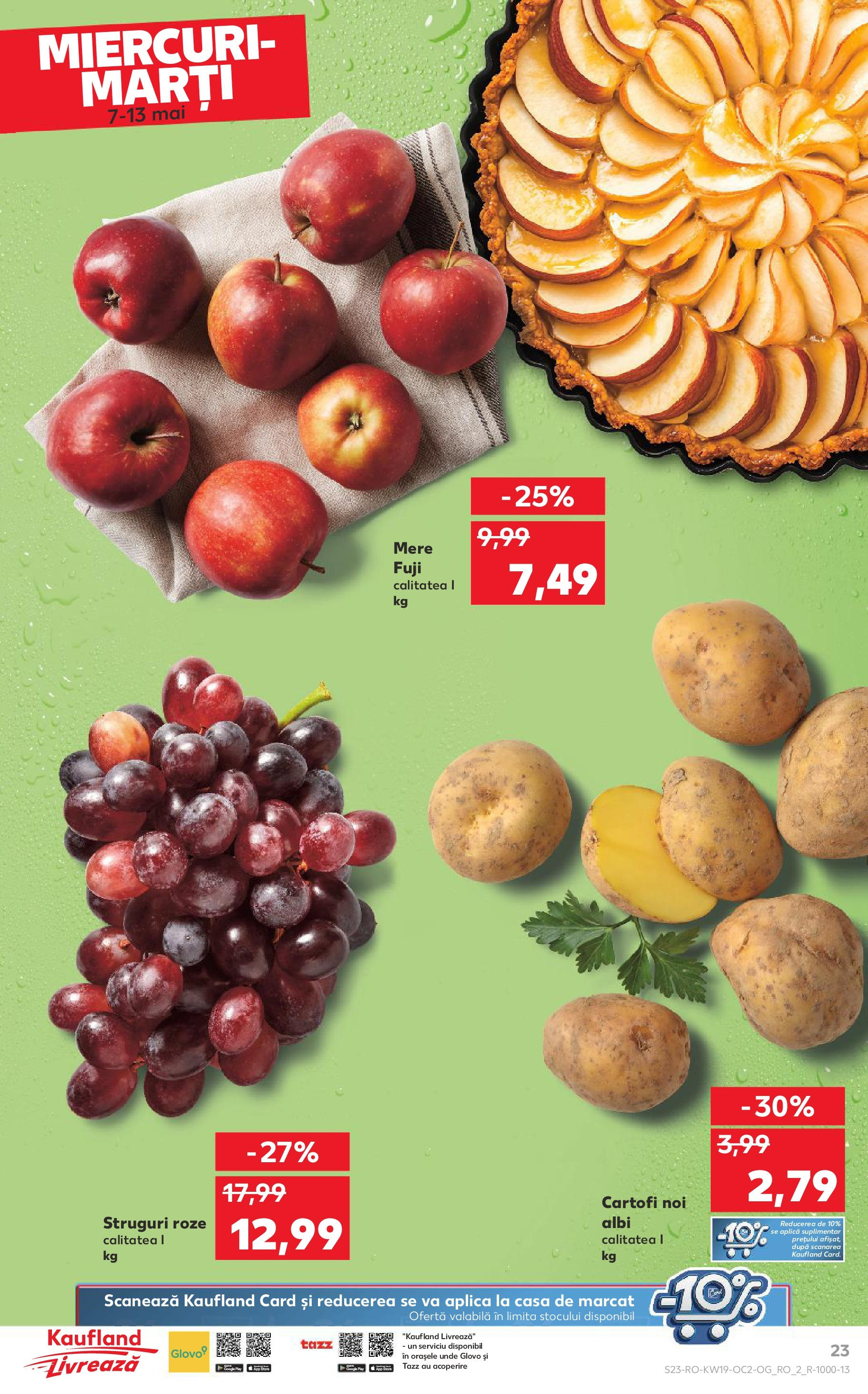 Catalog Kaufland 7 - 13 Mai 2025 | Pagina 23 | Produse: Struguri, Mere, Cartofi