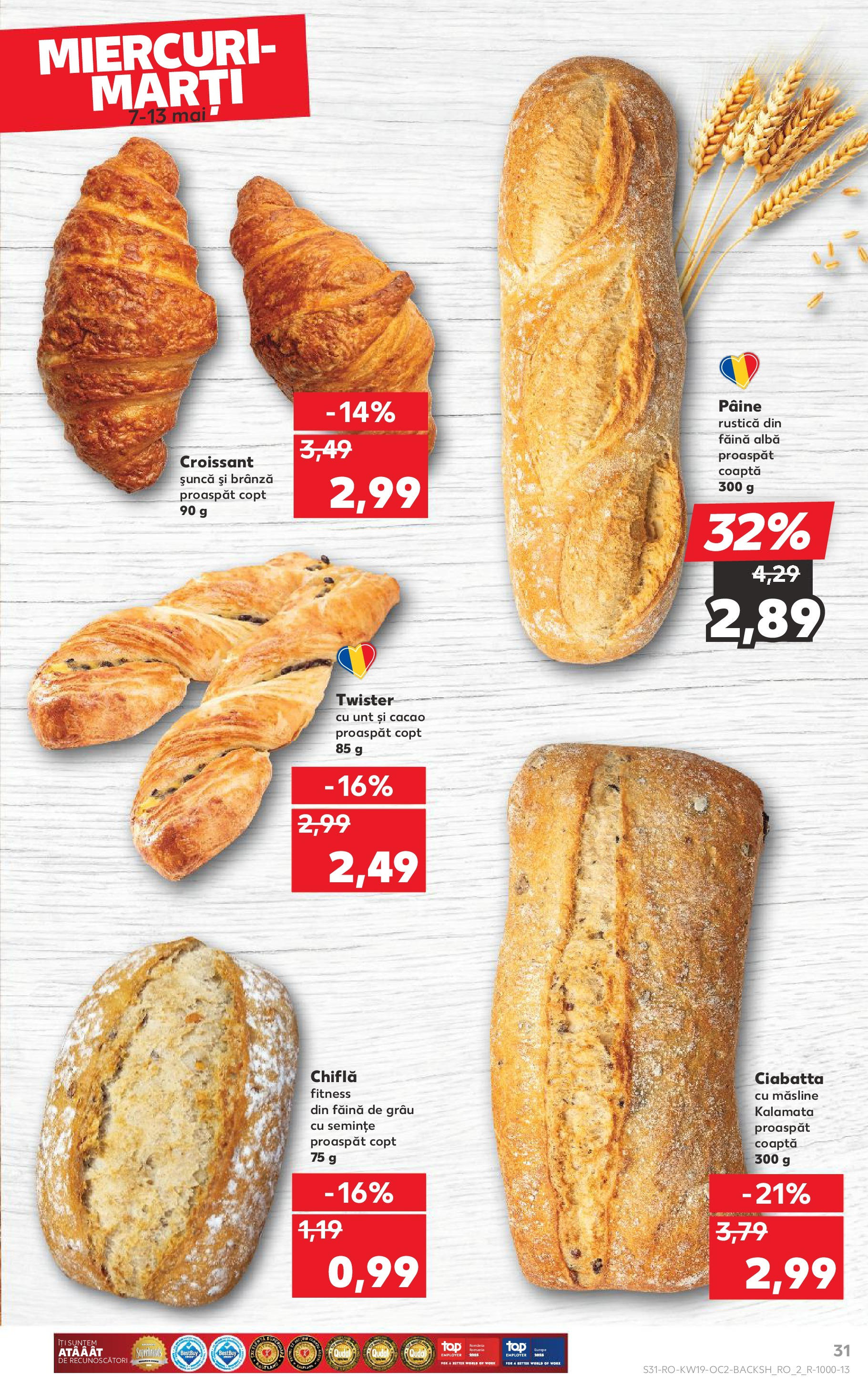 Catalog Kaufland 7 - 13 Mai 2025 | Pagina 31 | Produse: Semințe, Chiflă, Făină, Cacao