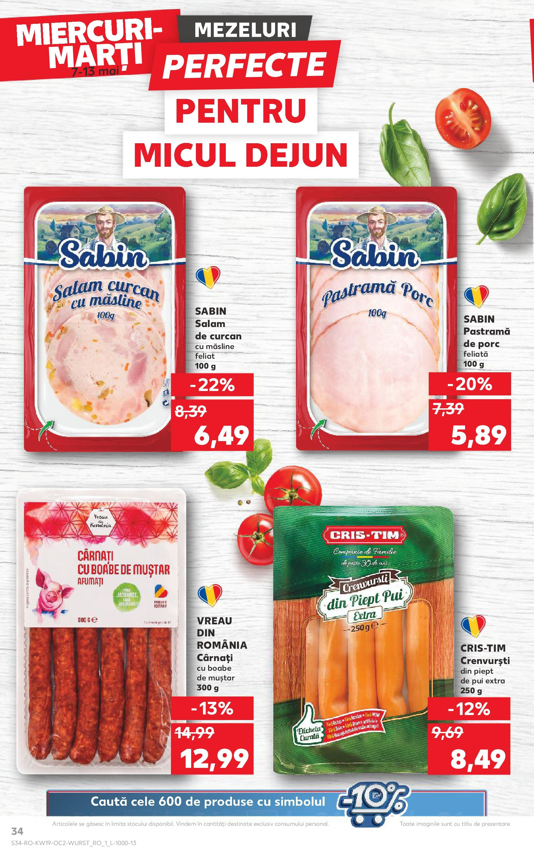 Catalog Kaufland 7 - 13 Mai 2025 | Pagina 34 | Produse: Hacıyatmaz Kedi Oyuncağı, Crenvurști, Salam, Muștar