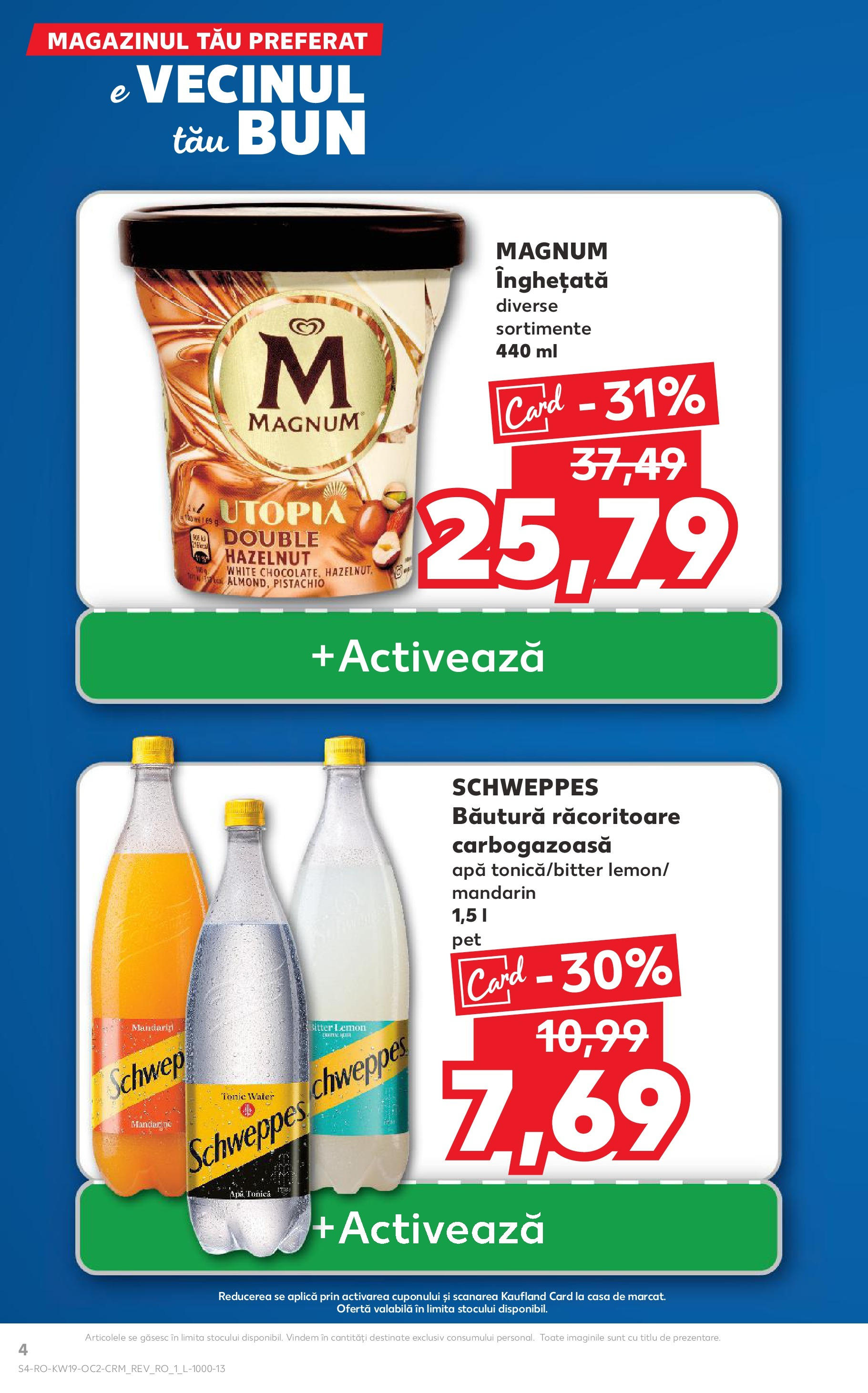 Catalog Kaufland 7 - 13 Mai 2025 | Pagina 4 | Produse: Mandarine, Înghețată, Apă