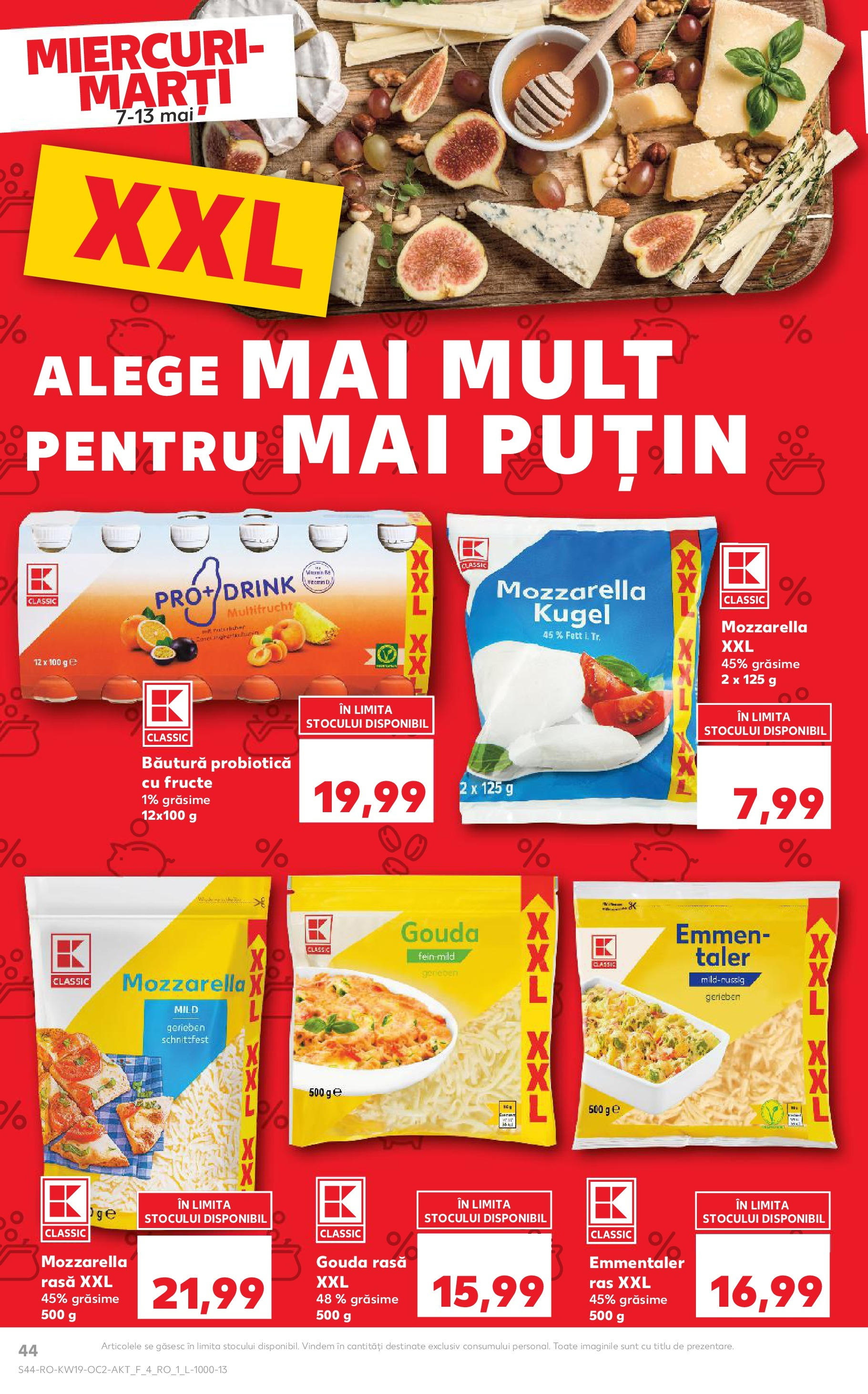 Catalog Kaufland 7 - 13 Mai 2025 | Pagina 44 | Produse: Mozzarella, Fructe, Gouda