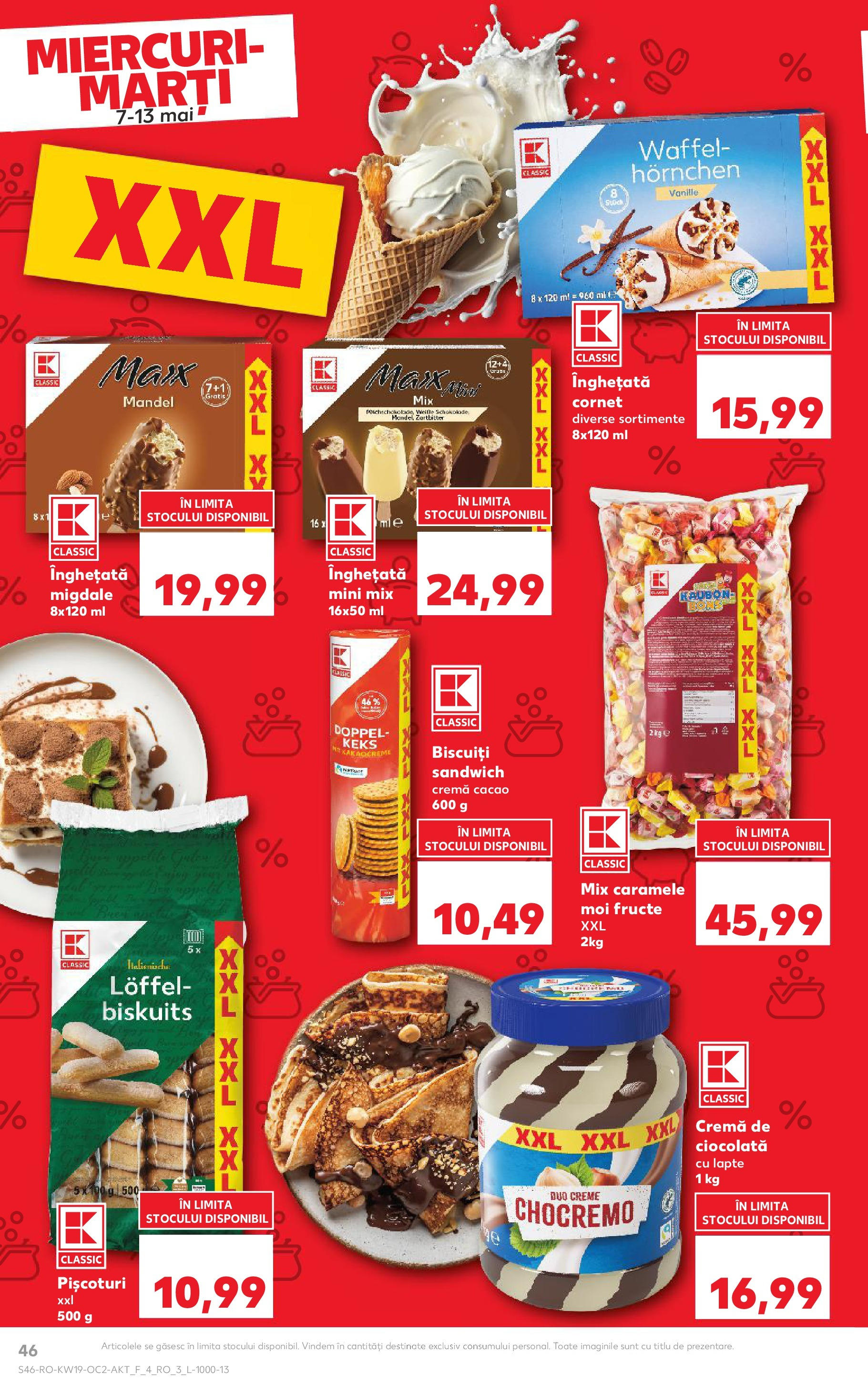 Catalog Kaufland 7 - 13 Mai 2025 | Pagina 46 | Produse: Migdale, Cremă, Ciocolată, Înghețată