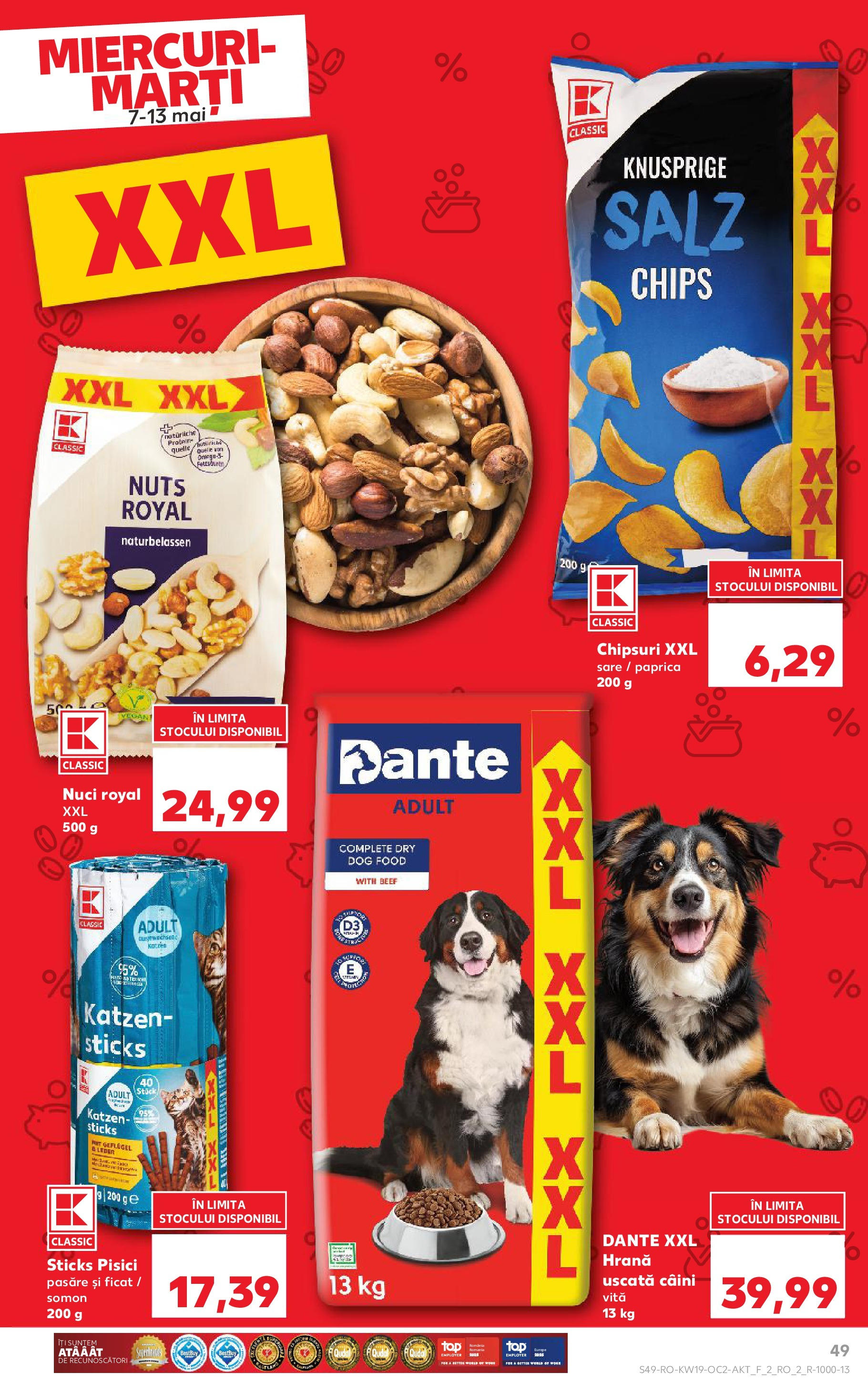 Catalog Kaufland 7 - 13 Mai 2025 | Pagina 49 | Produse: Chipsuri, Nuci, Sare